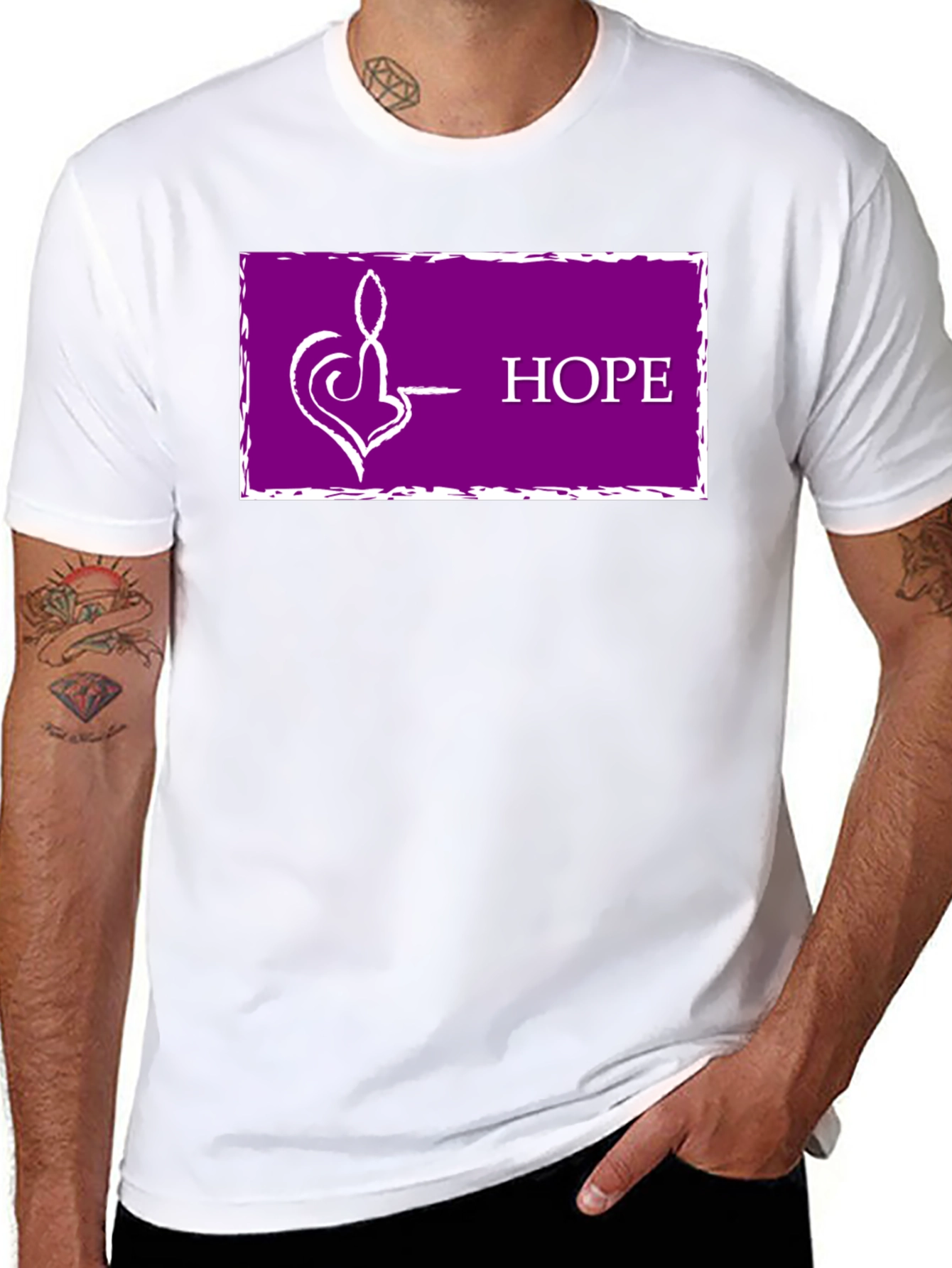 Hope Symbol Tee - Stylish & Meaningful Design