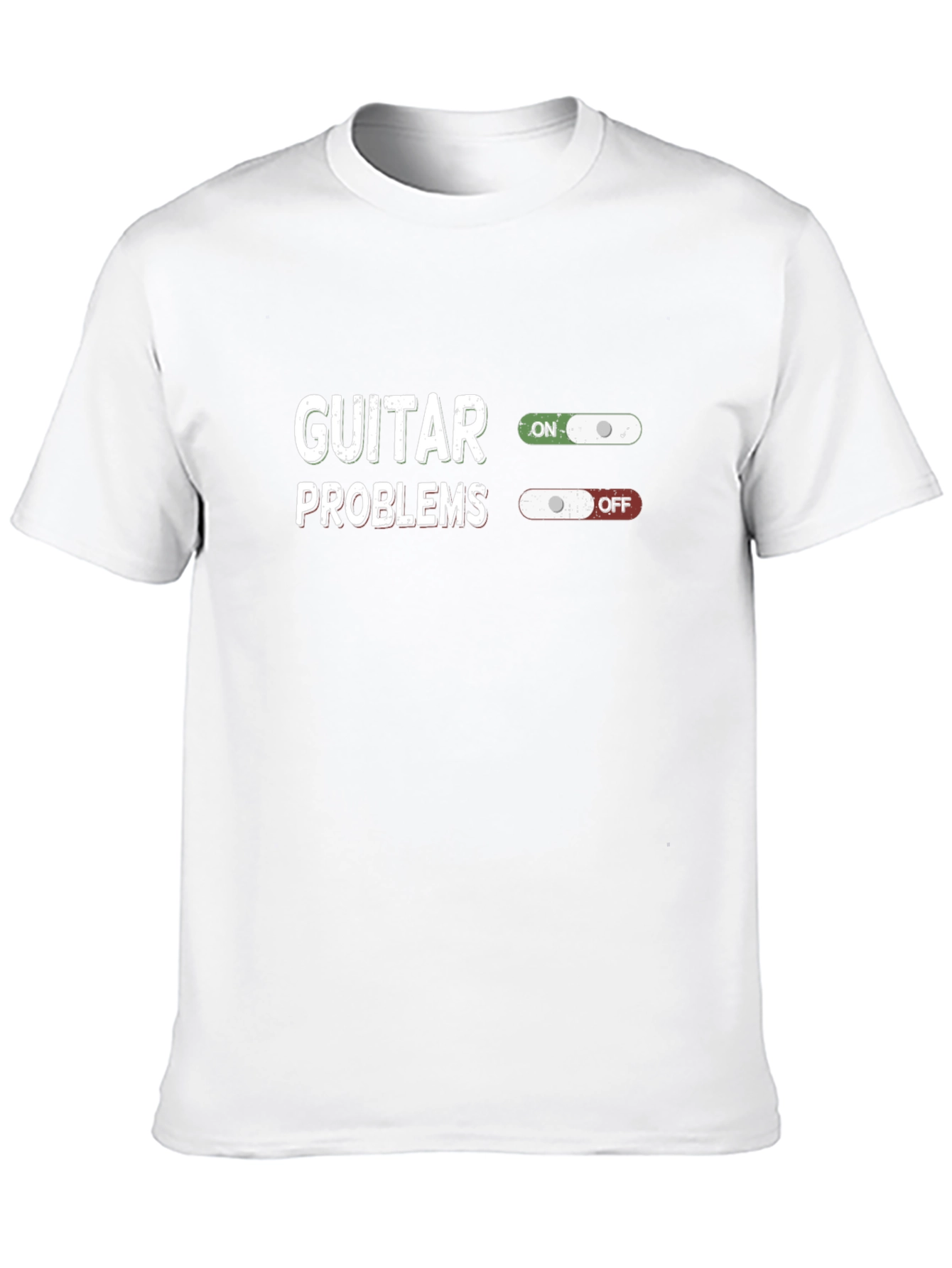 Guitar Problems On/Off T-Shirt - Musician Humor Tee