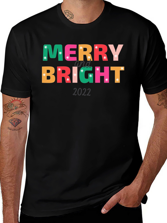 Merry and Bright Holiday Tee