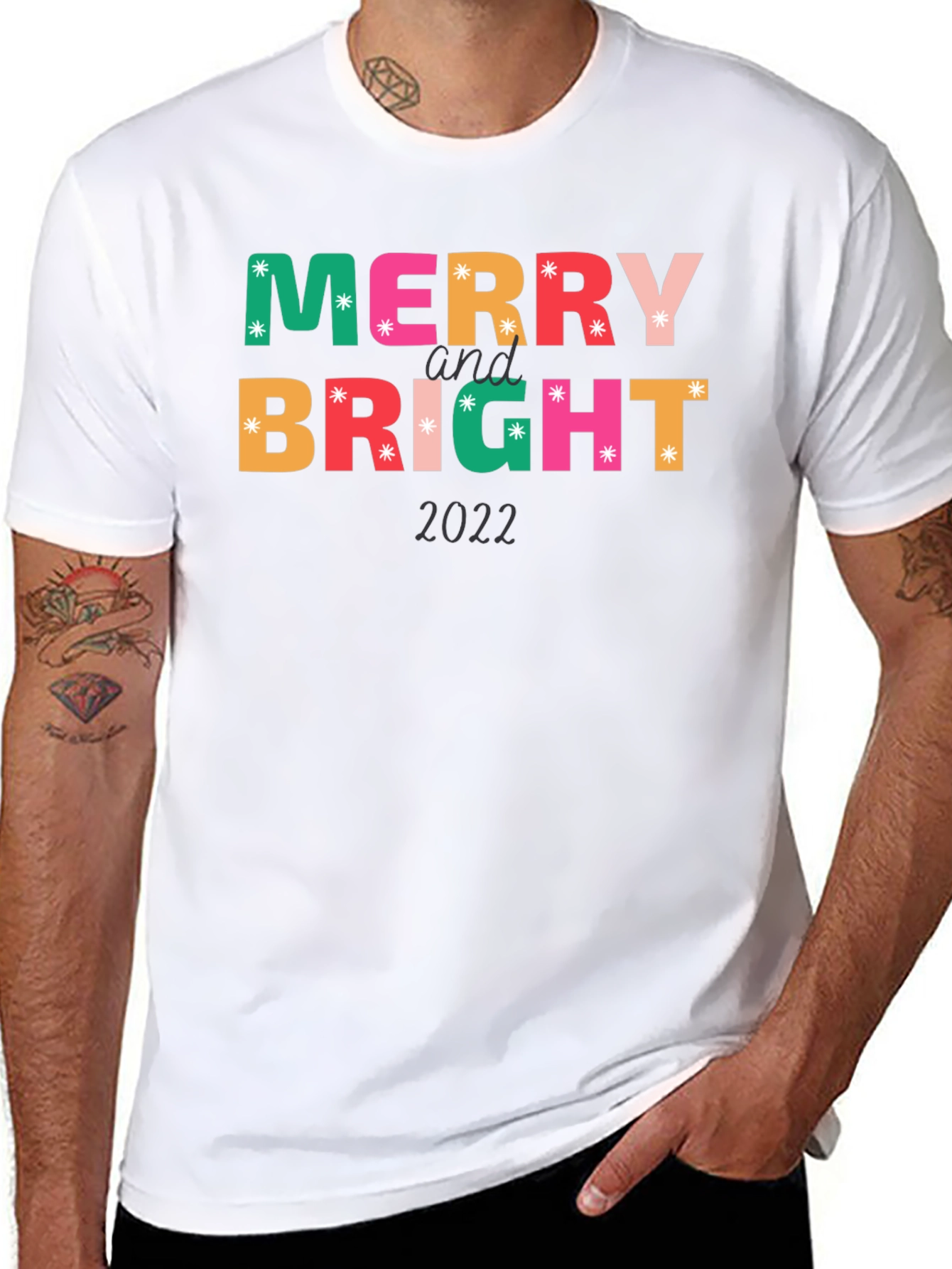 Merry and Bright Holiday Tee