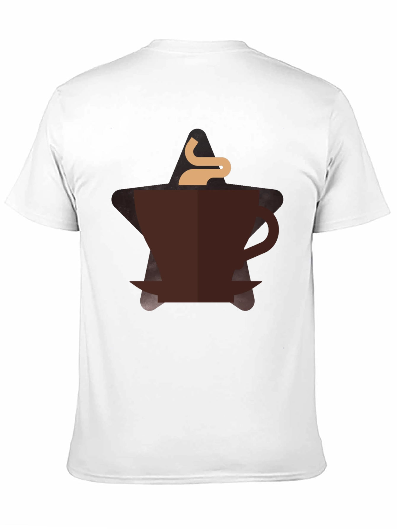 Coffee Lover Graphic Tee - Black Cotton Blend