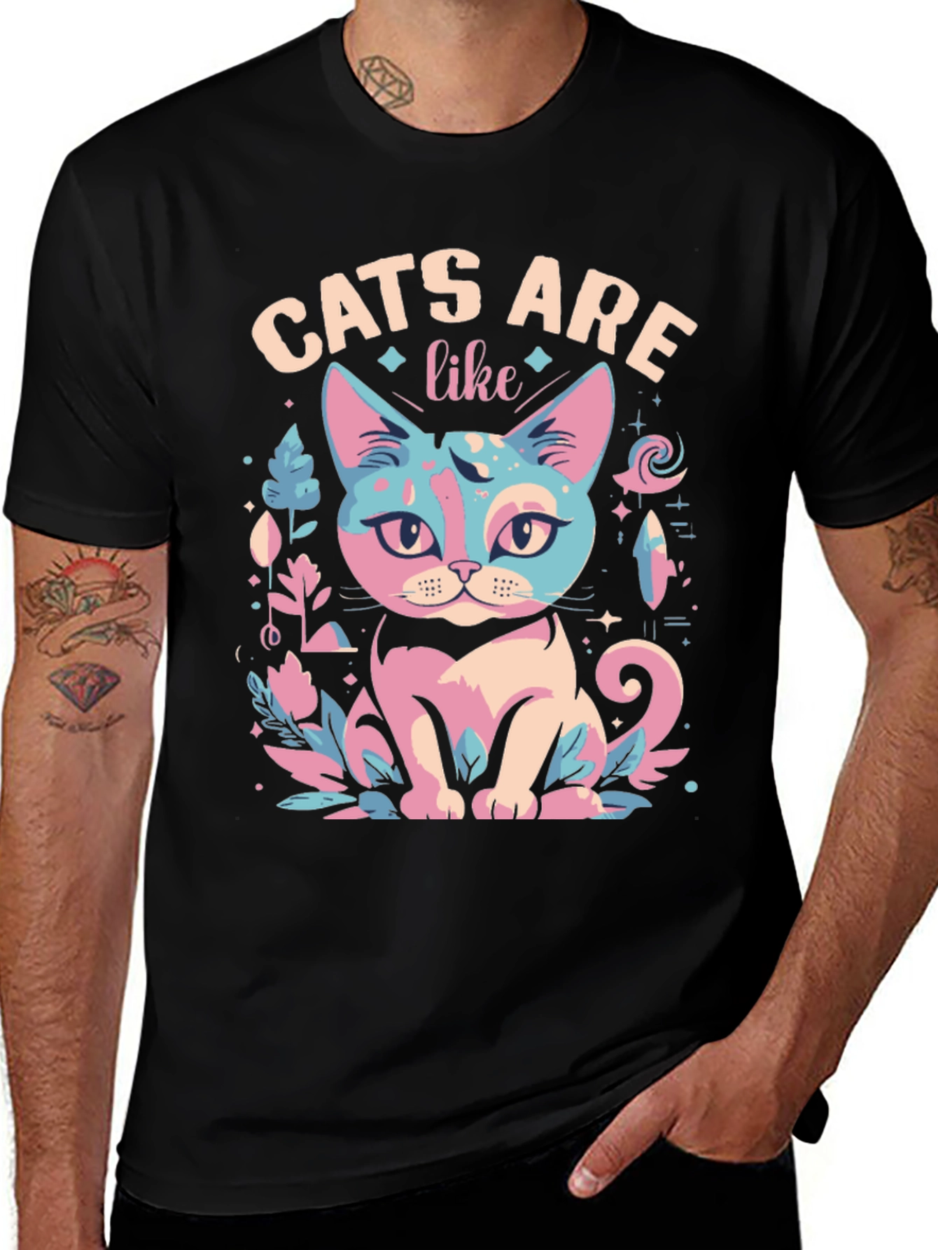 Cats Are Like T-Shirt - Unique Design