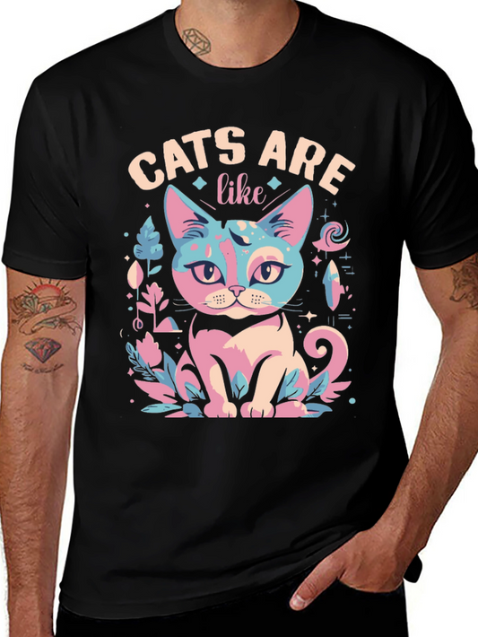 Cats Are Like T-Shirt - Unique Design