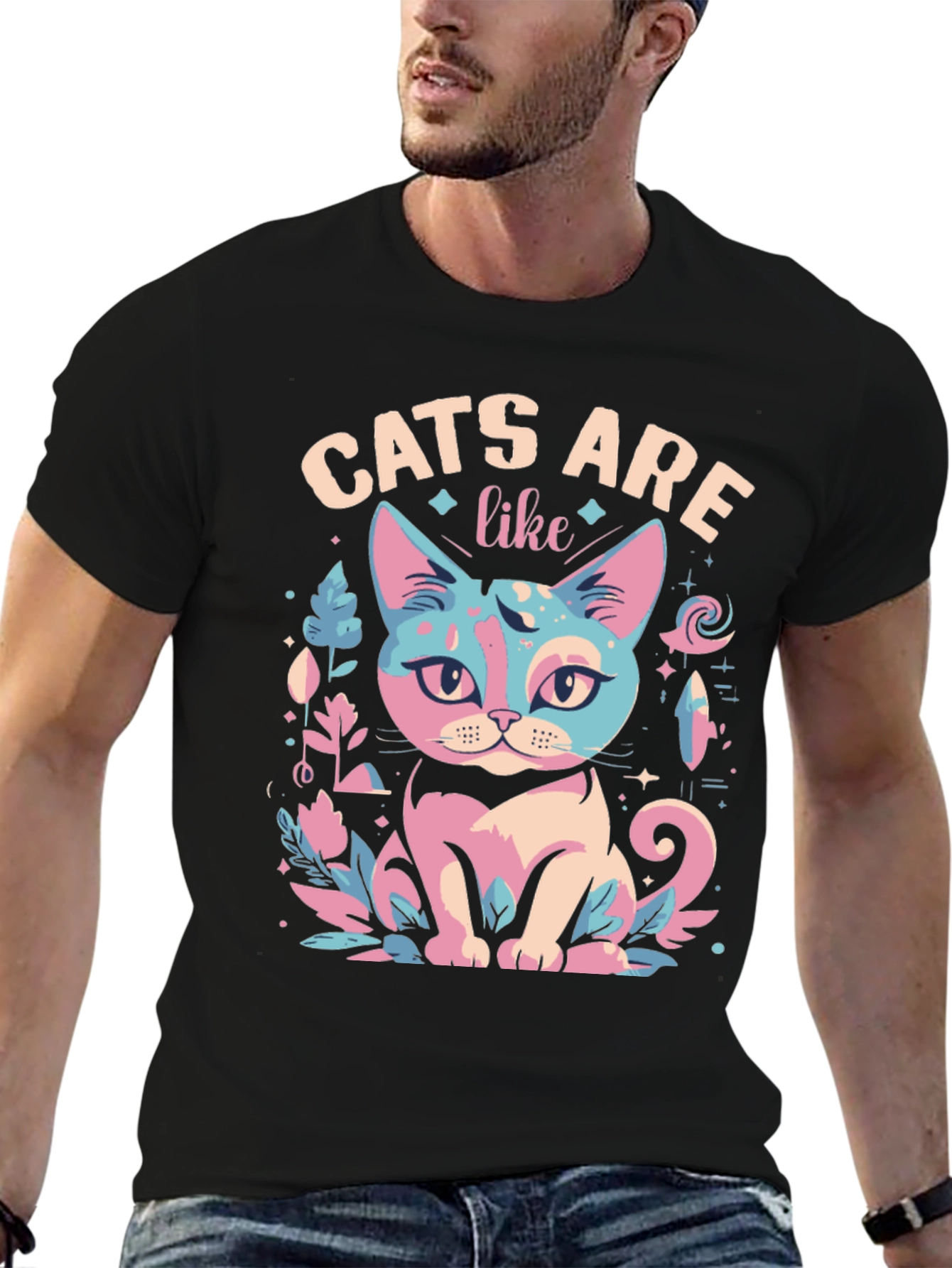 Cats Are Like T-Shirt - Unique Design