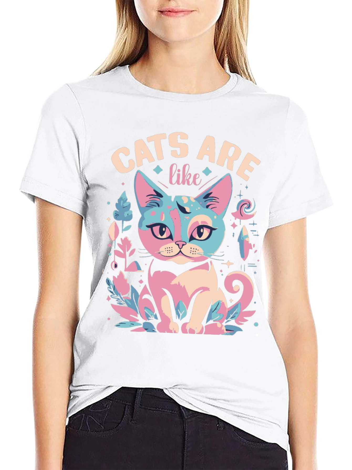 Cats Are Like T-Shirt - Unique Design