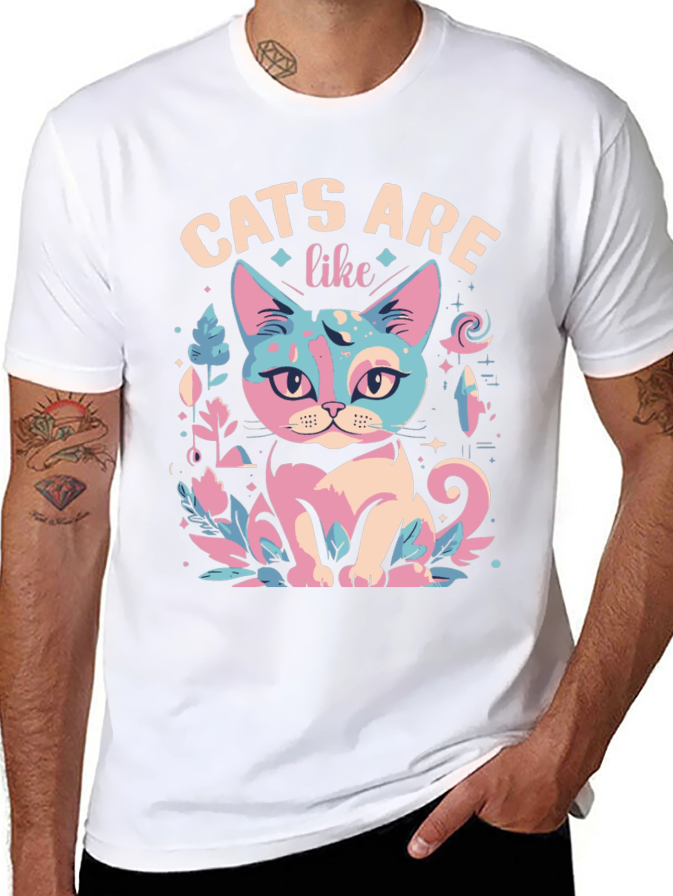 Cats Are Like T-Shirt - Unique Design