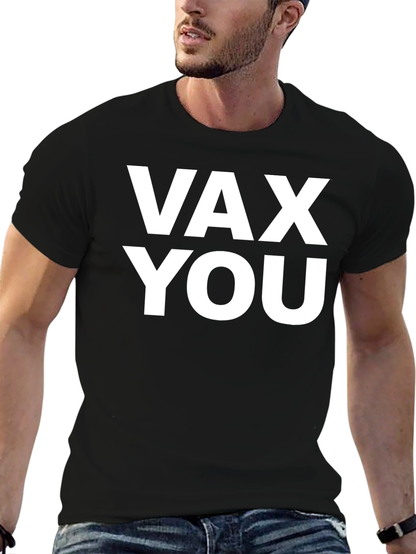Vax You Graphic Tee - Bold Statement T-Shirt