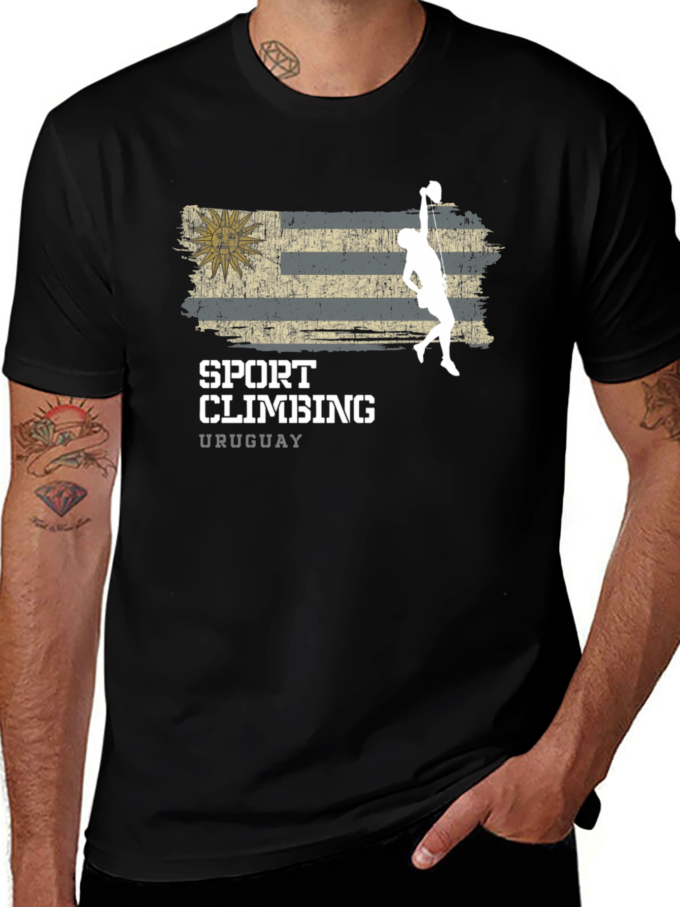 Uruguay Sport Climbing Graphic T-Shirt