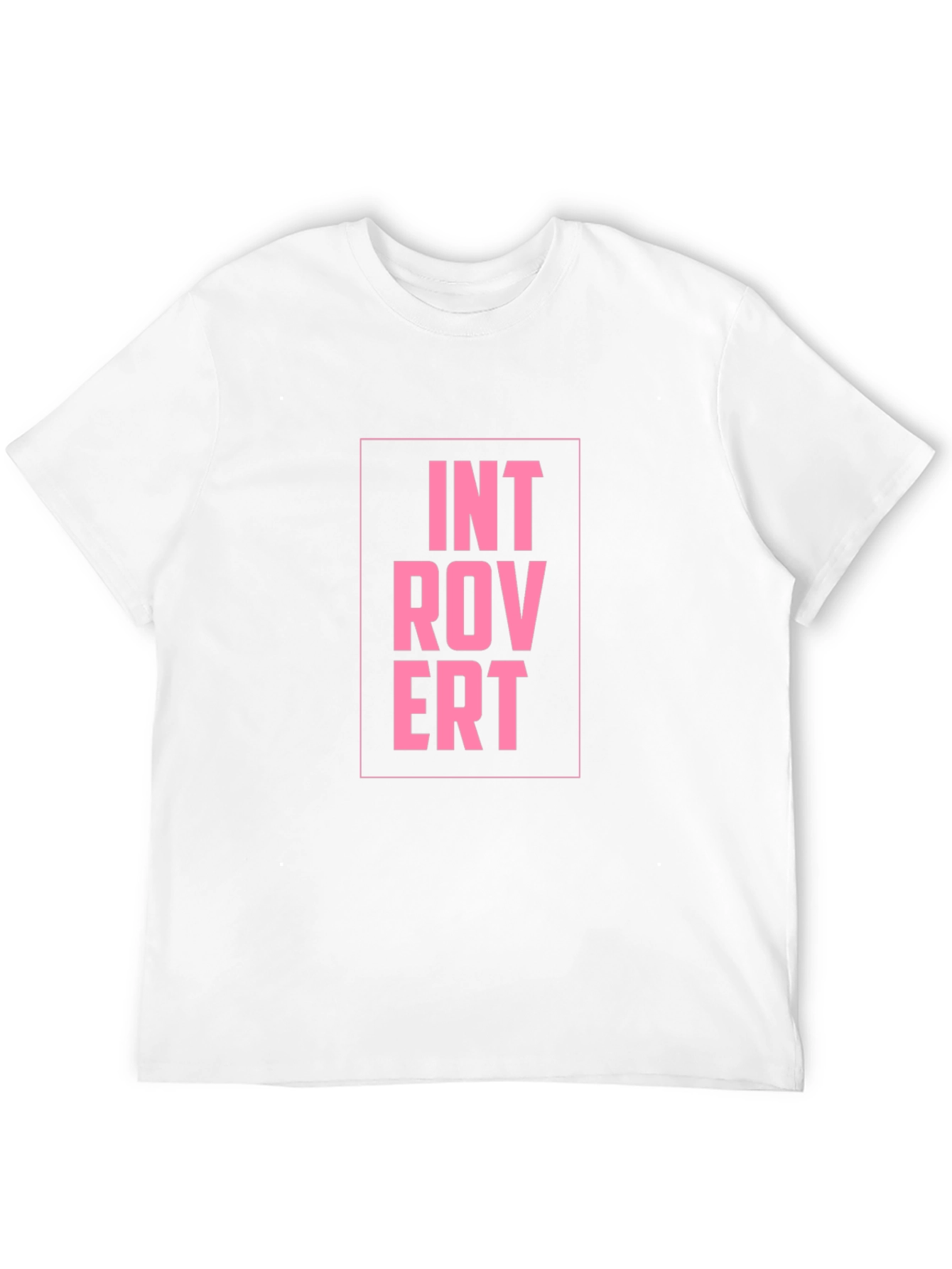 Introvert Graphic Tee - Black Cotton Comfort
