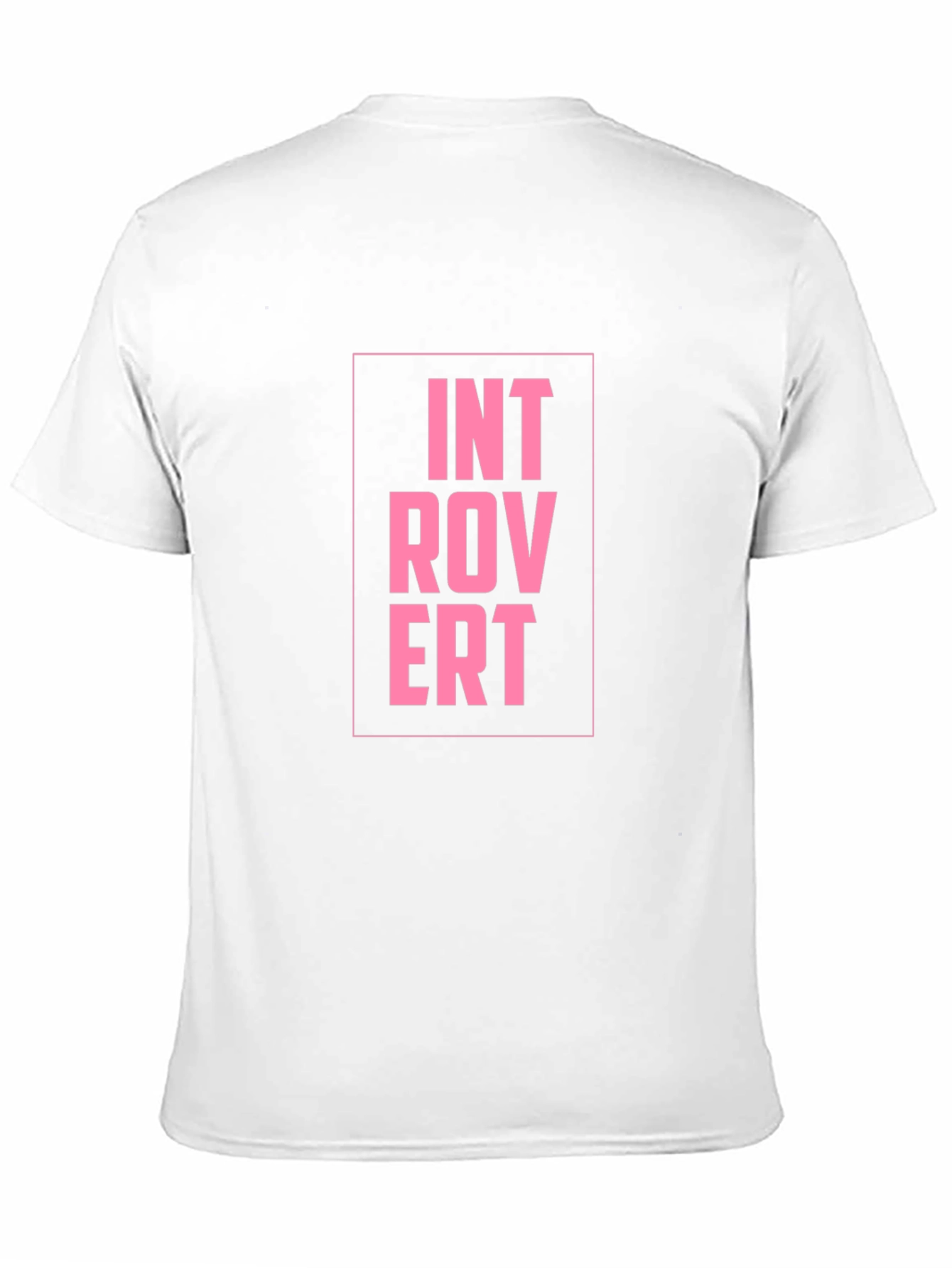 Introvert Graphic Tee - Black Cotton Comfort