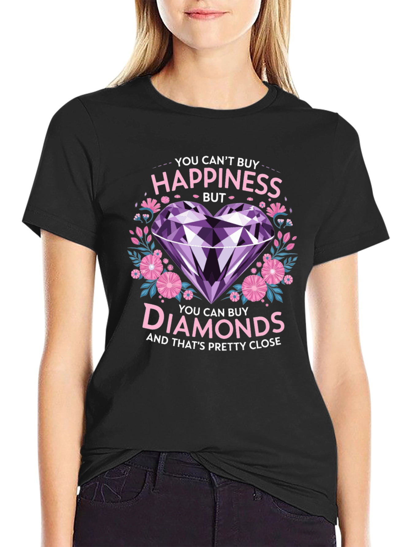 Happiness Diamonds T-Shirt - Pretty Close