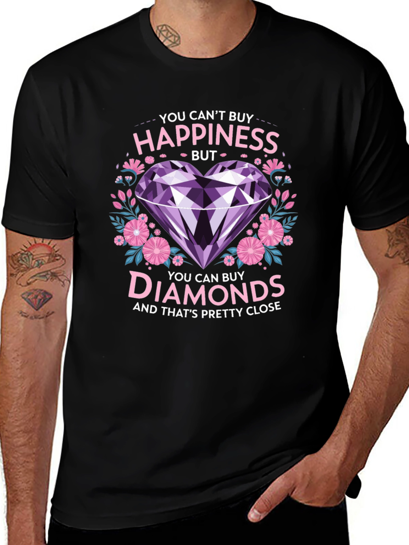 Happiness Diamonds T-Shirt - Pretty Close