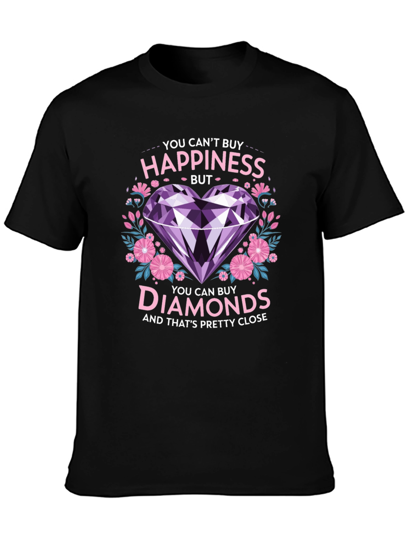 Happiness Diamonds T-Shirt - Pretty Close