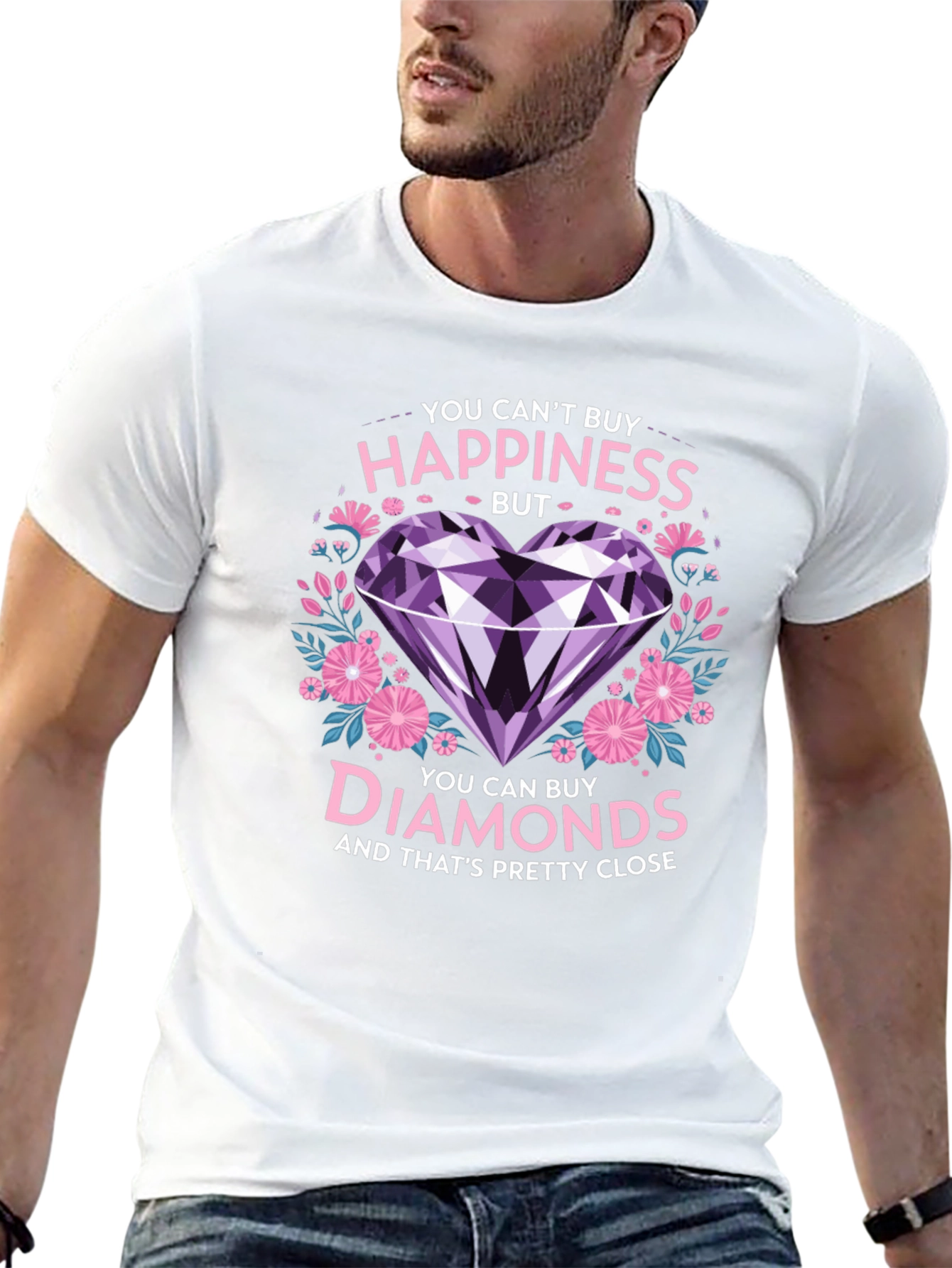 Happiness Diamonds T-Shirt - Pretty Close