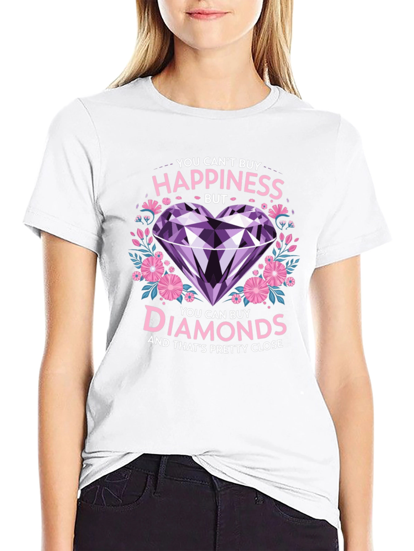 Happiness Diamonds T-Shirt - Pretty Close