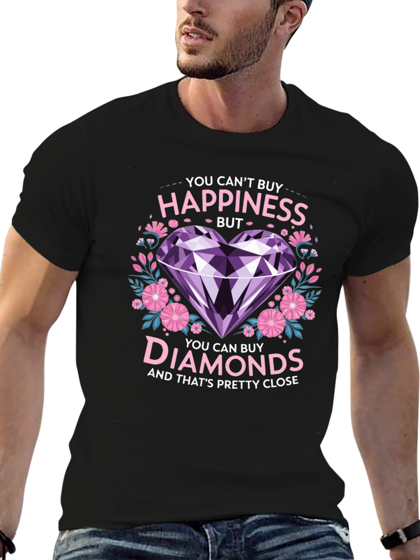Happiness Diamonds T-Shirt - Pretty Close