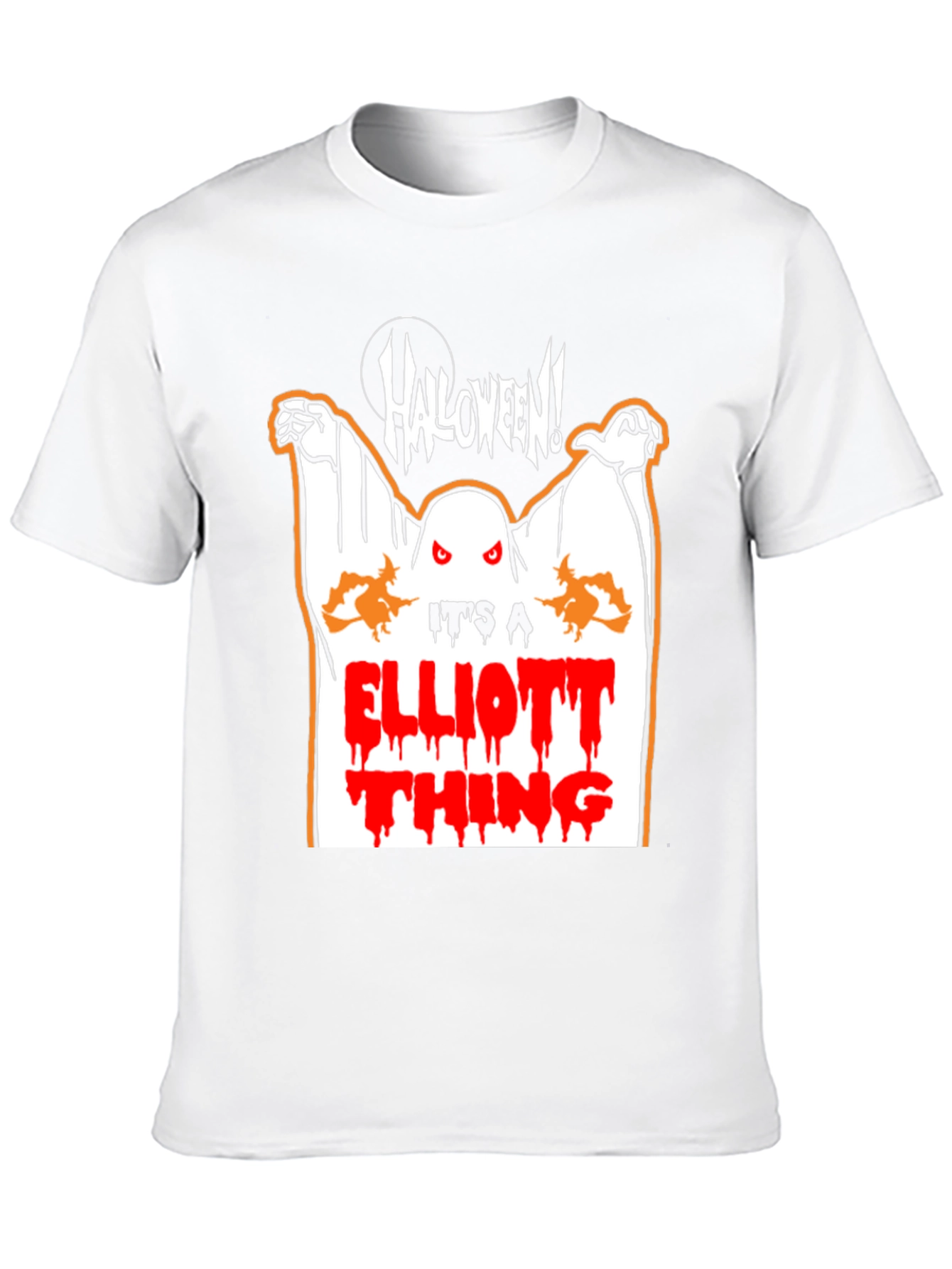 Halloween Ghost Its A Elliott Thing Graphic T-Shirt