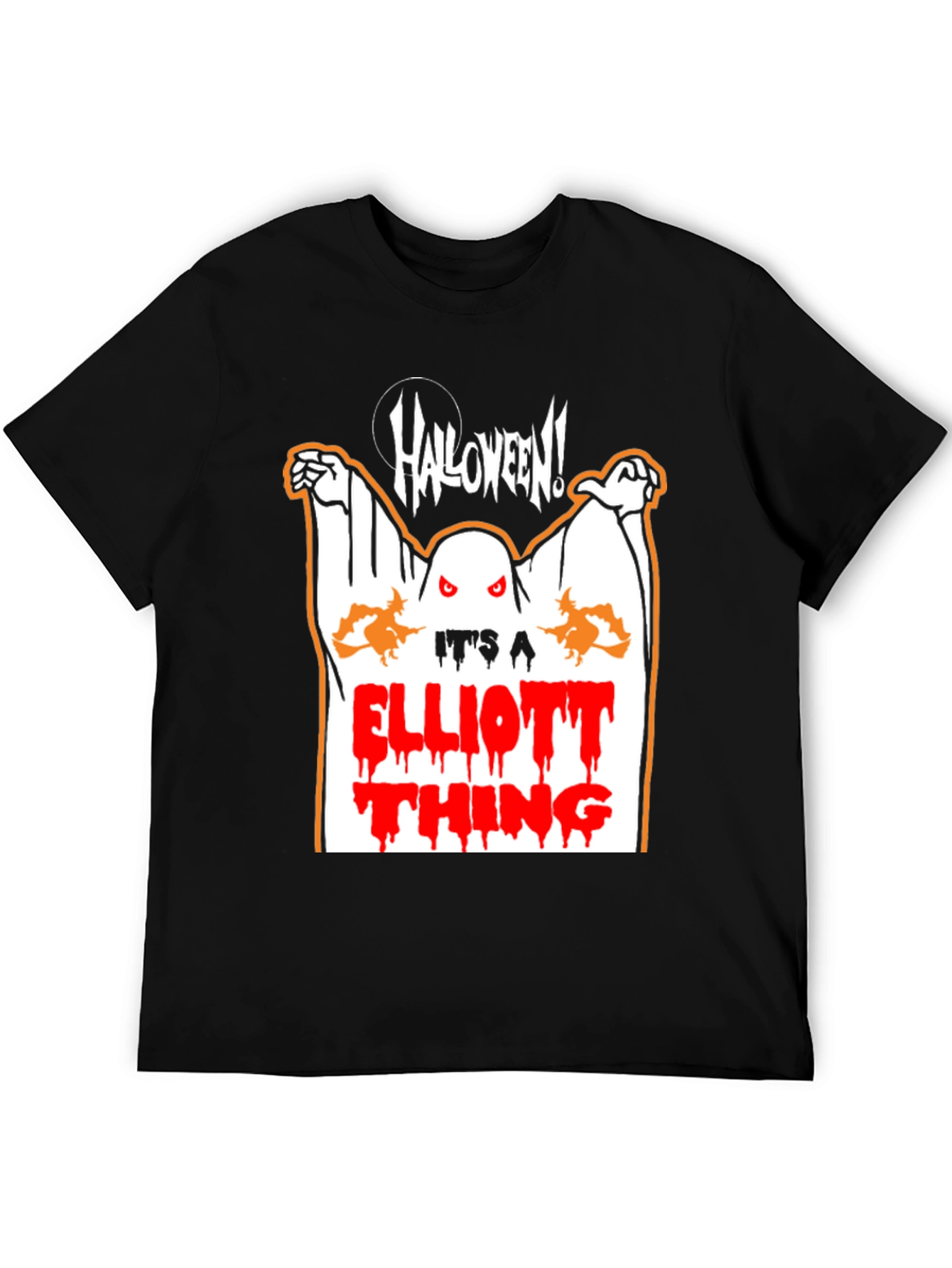 Halloween Ghost Its A Elliott Thing Graphic T-Shirt