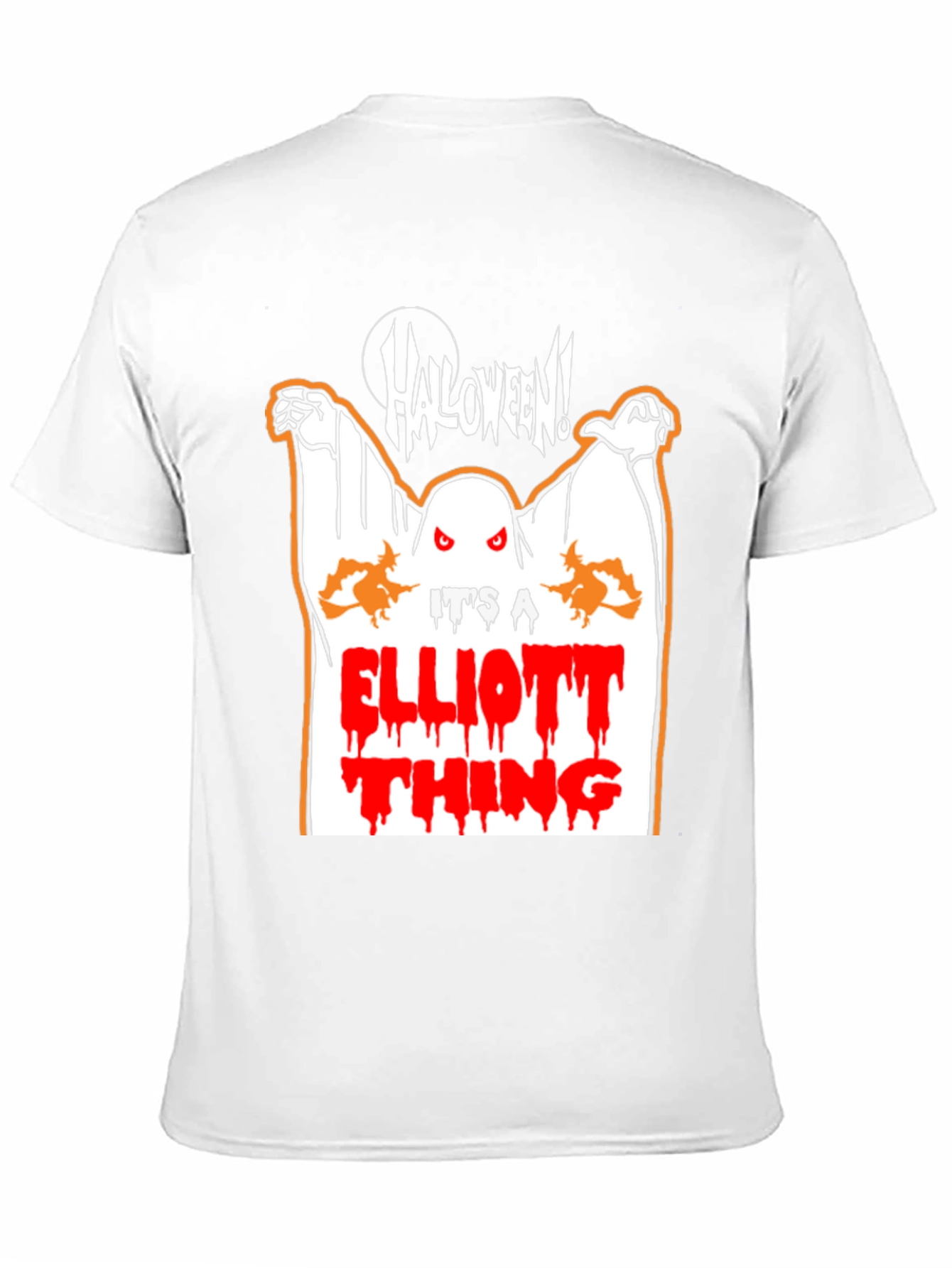 Halloween Ghost Its A Elliott Thing Graphic T-Shirt