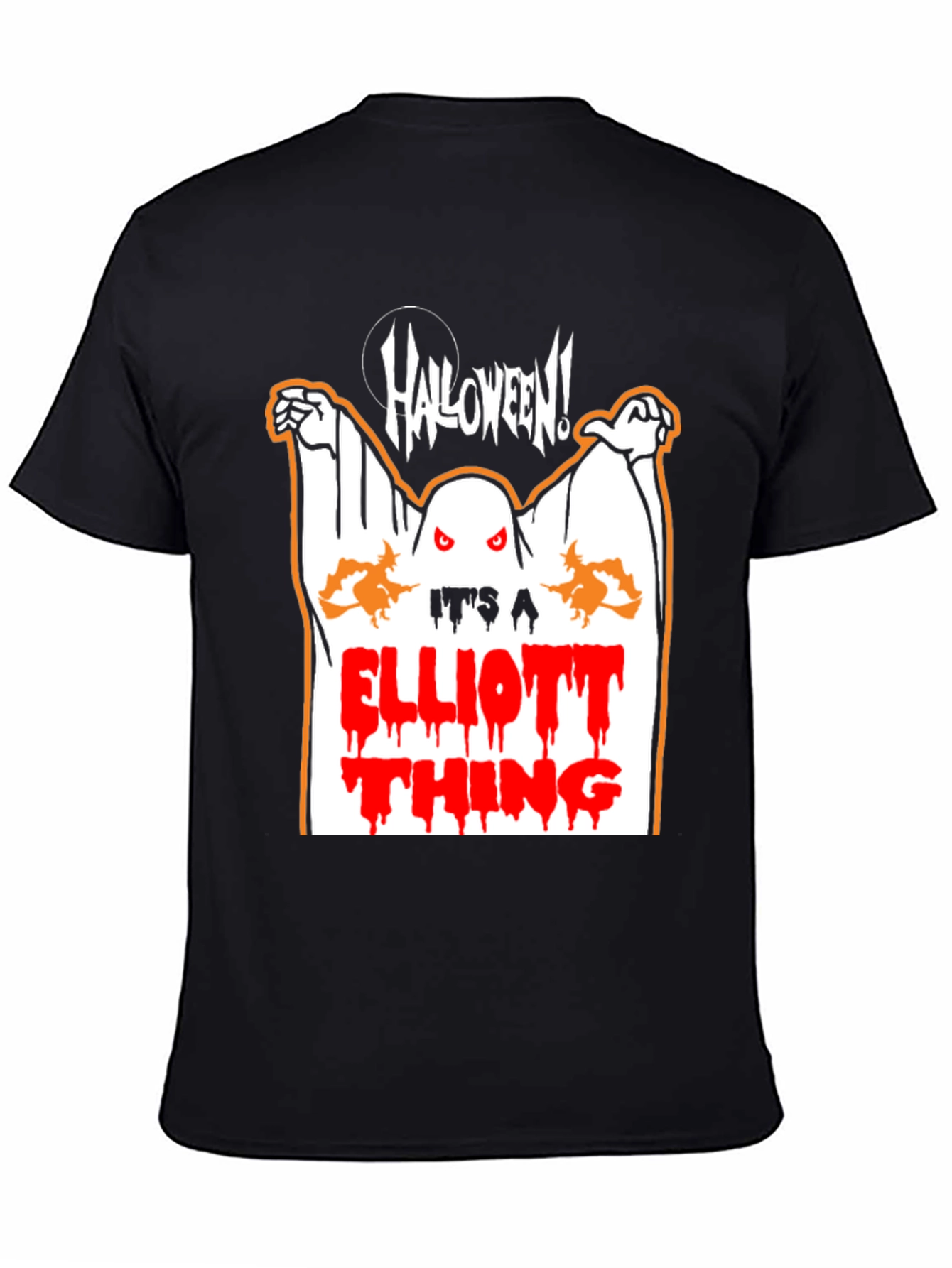 Halloween Ghost Its A Elliott Thing Graphic T-Shirt