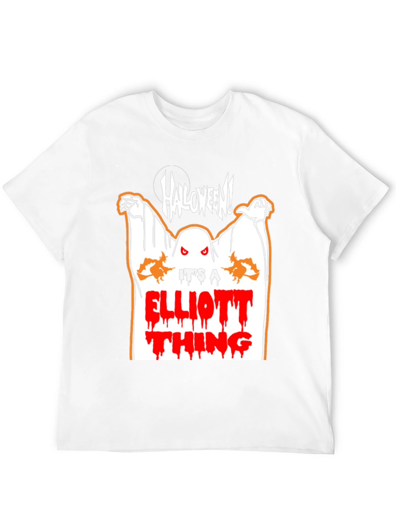 Halloween Ghost Its A Elliott Thing Graphic T-Shirt