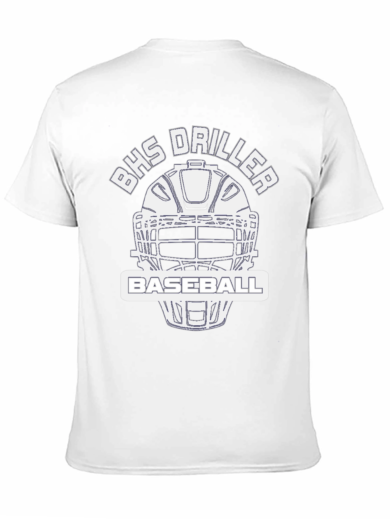 BHS Driller Baseball Black T-Shirt