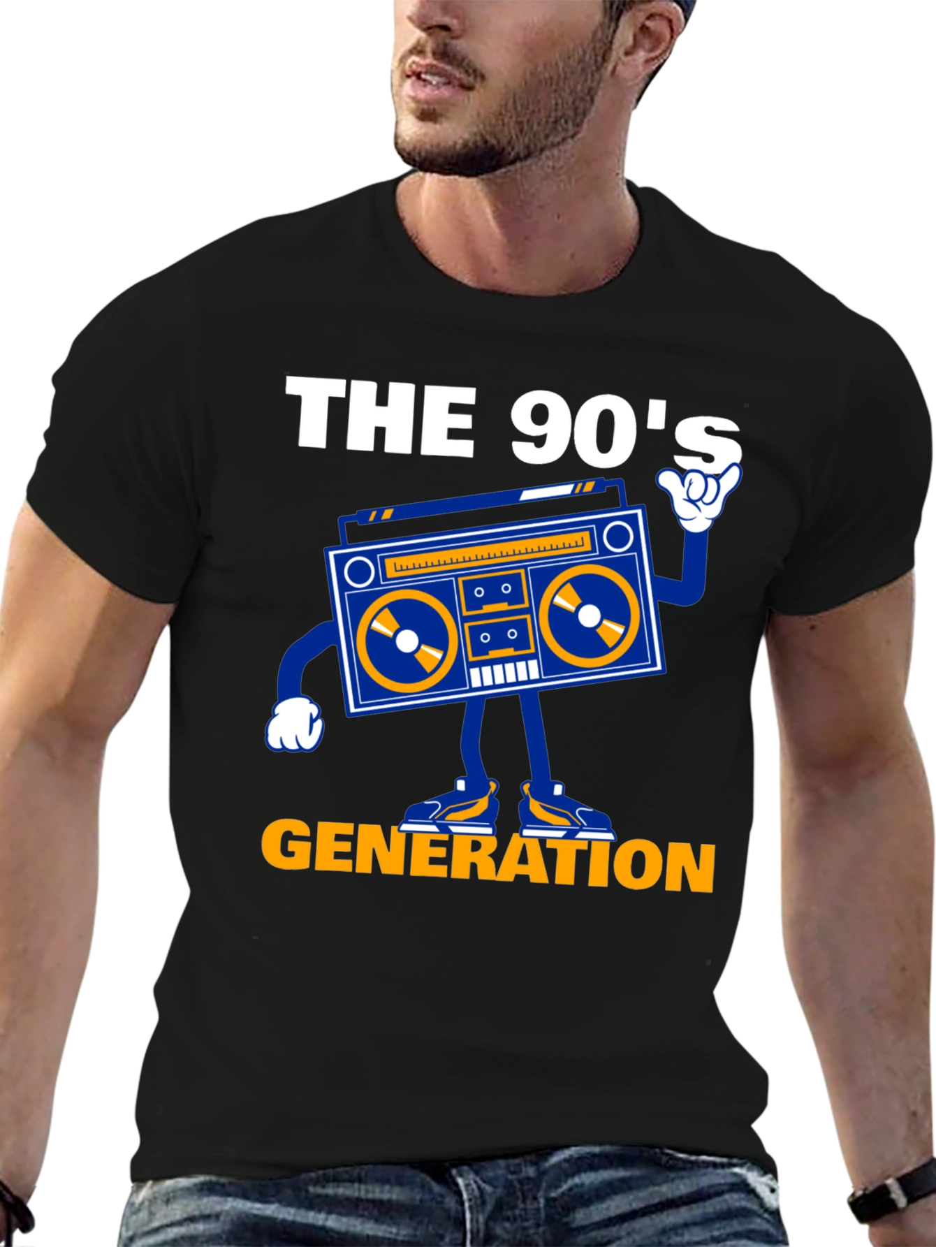 90s Generation Boombox Graphic Tee