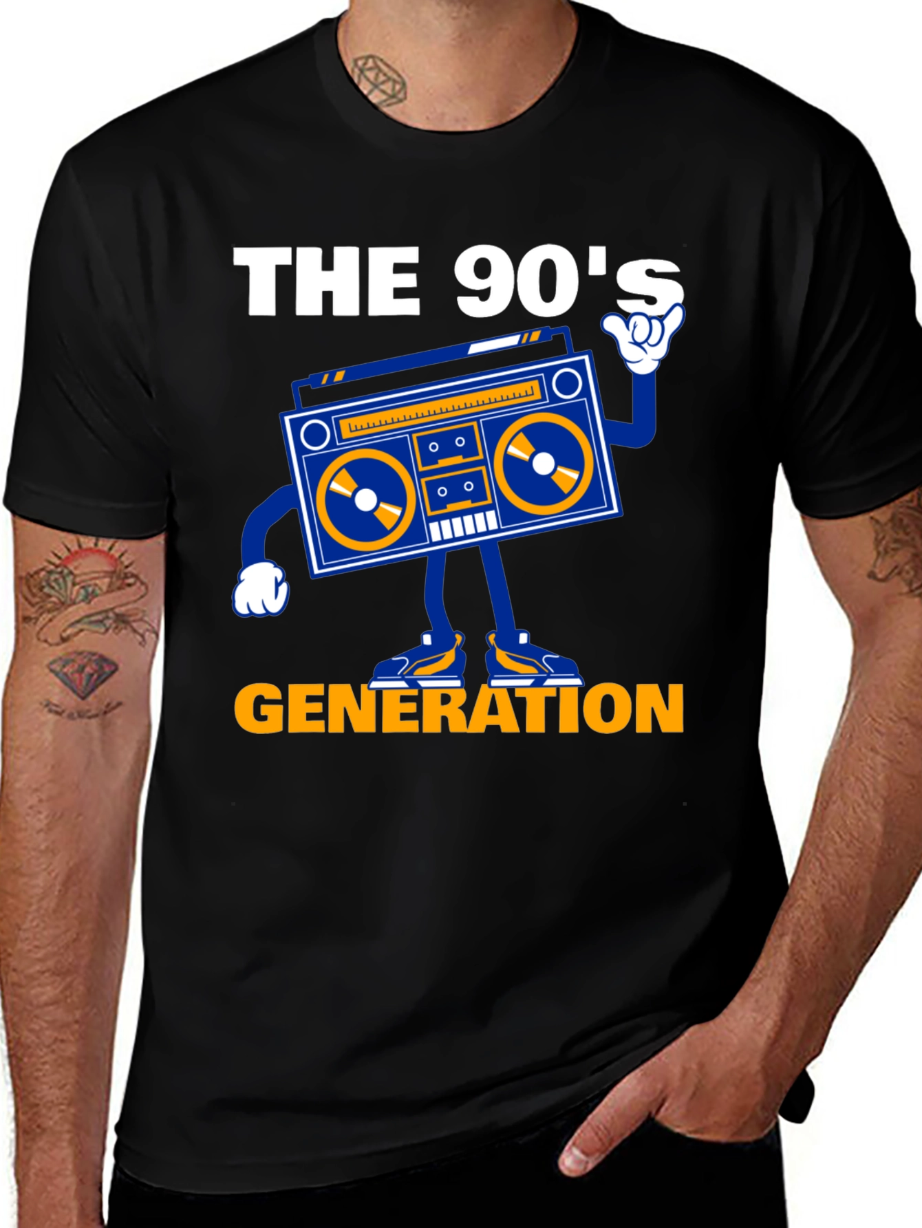 90s Generation Boombox Graphic Tee