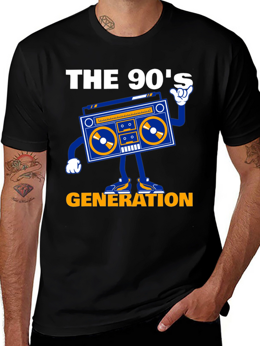 90s Generation Boombox Graphic Tee