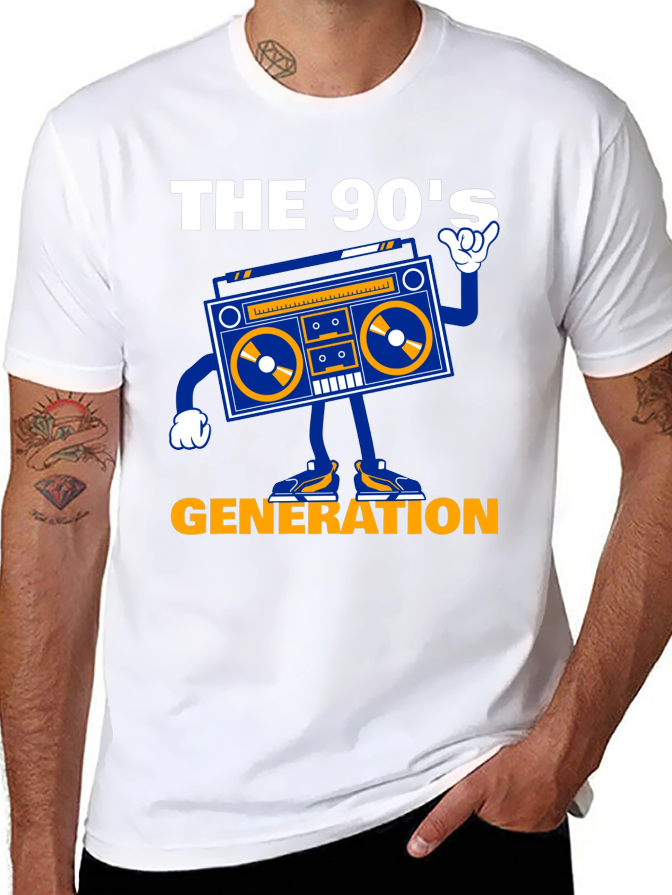 90s Generation Boombox Graphic Tee