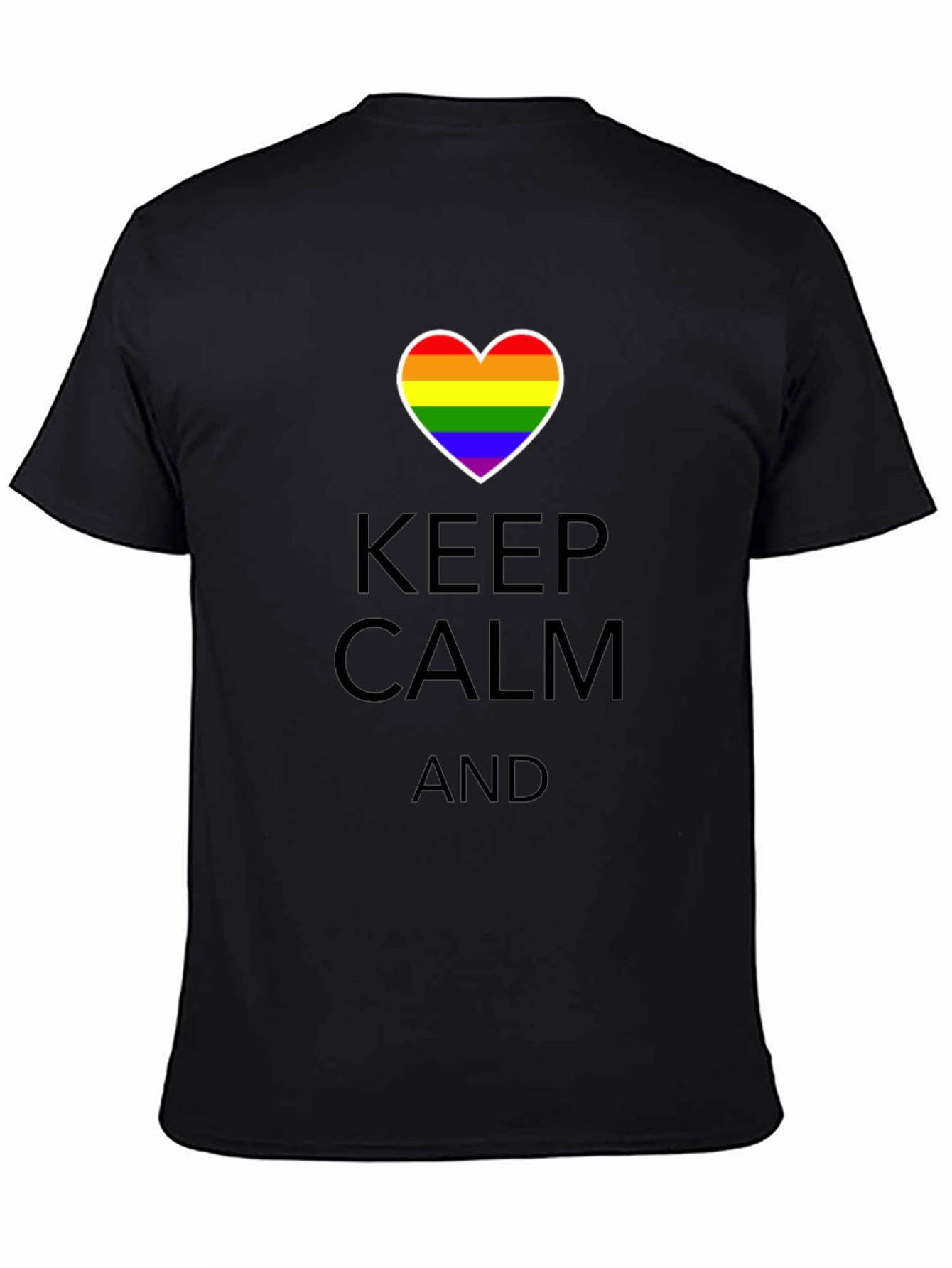 Keep Calm Pride Heart T-Shirt