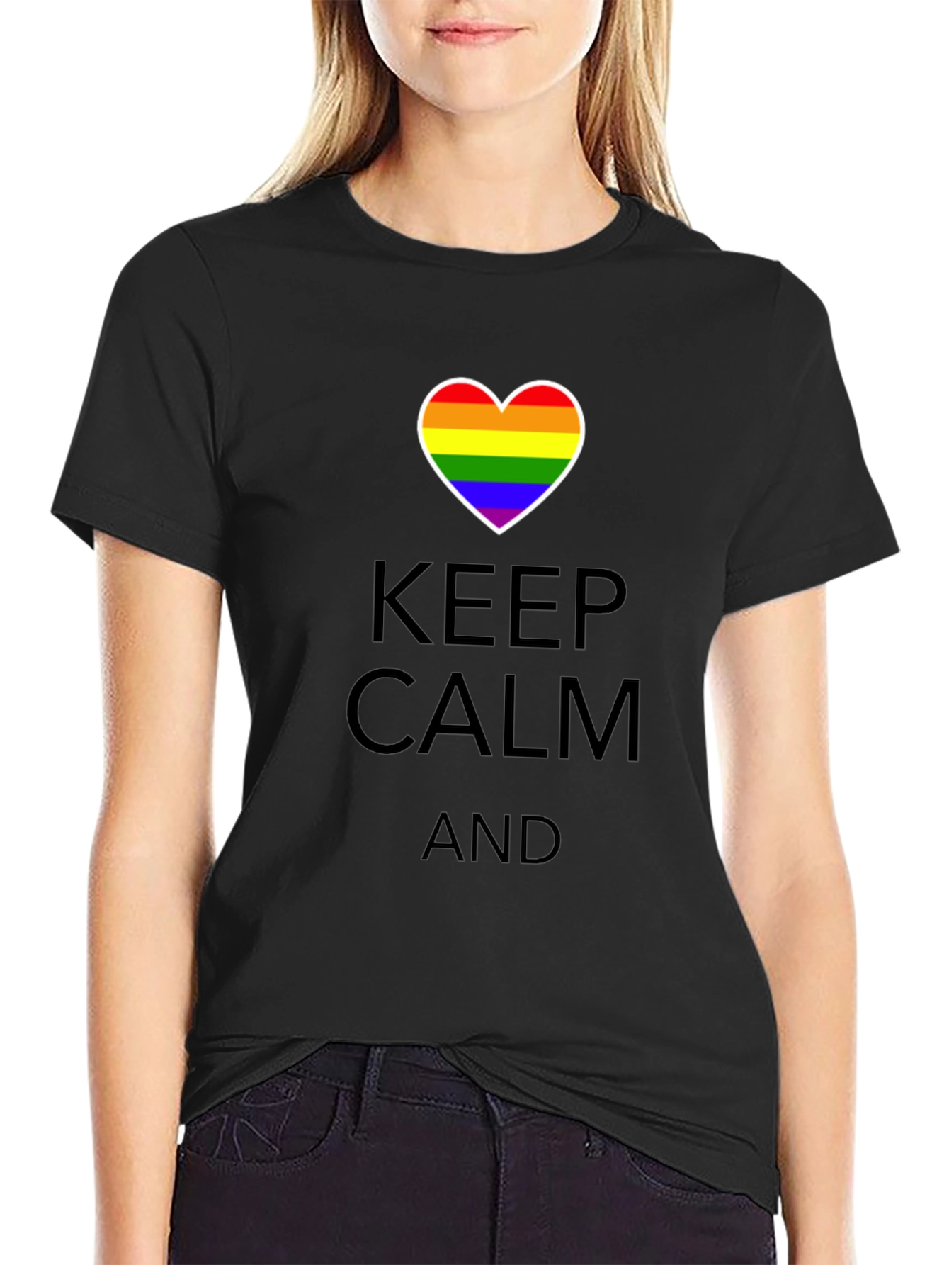 Keep Calm Pride Heart T-Shirt