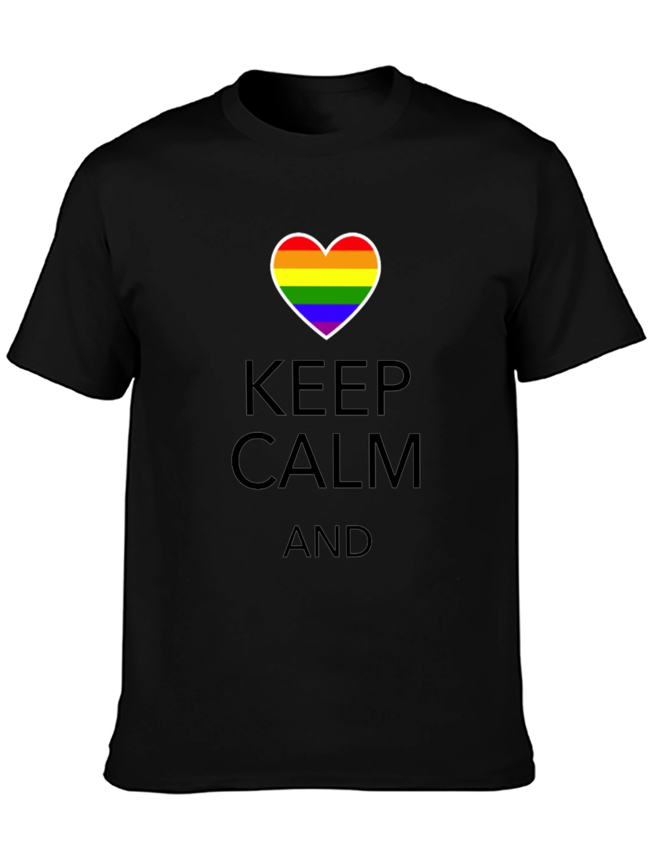 Keep Calm Pride Heart T-Shirt