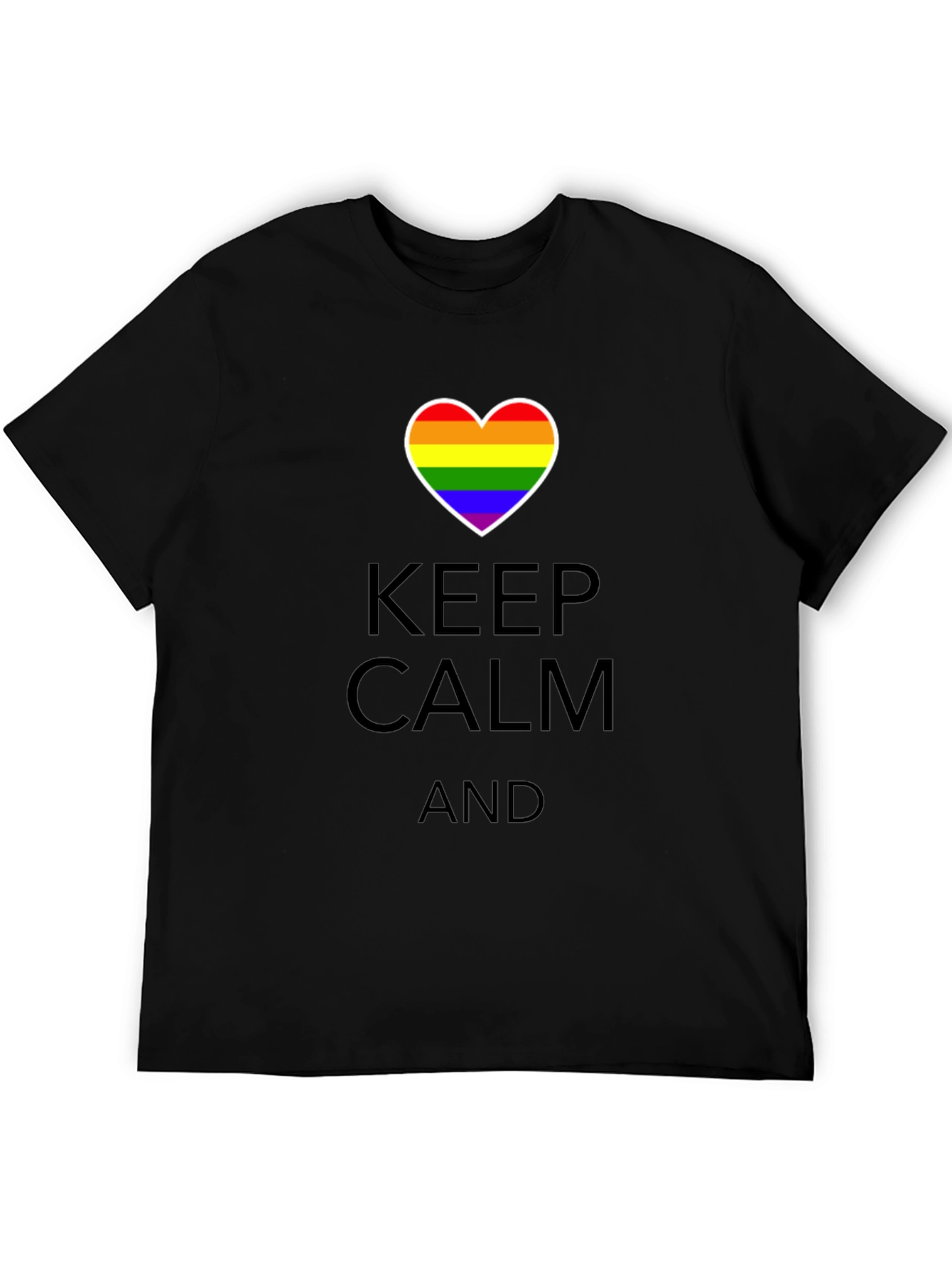Keep Calm Pride Heart T-Shirt