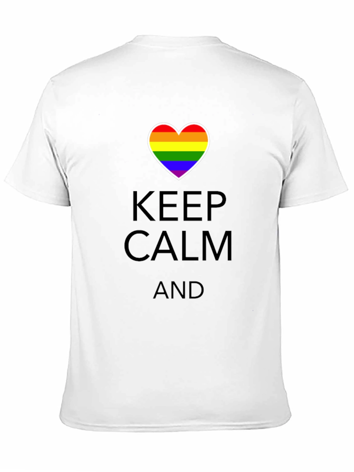 Keep Calm Pride Heart T-Shirt
