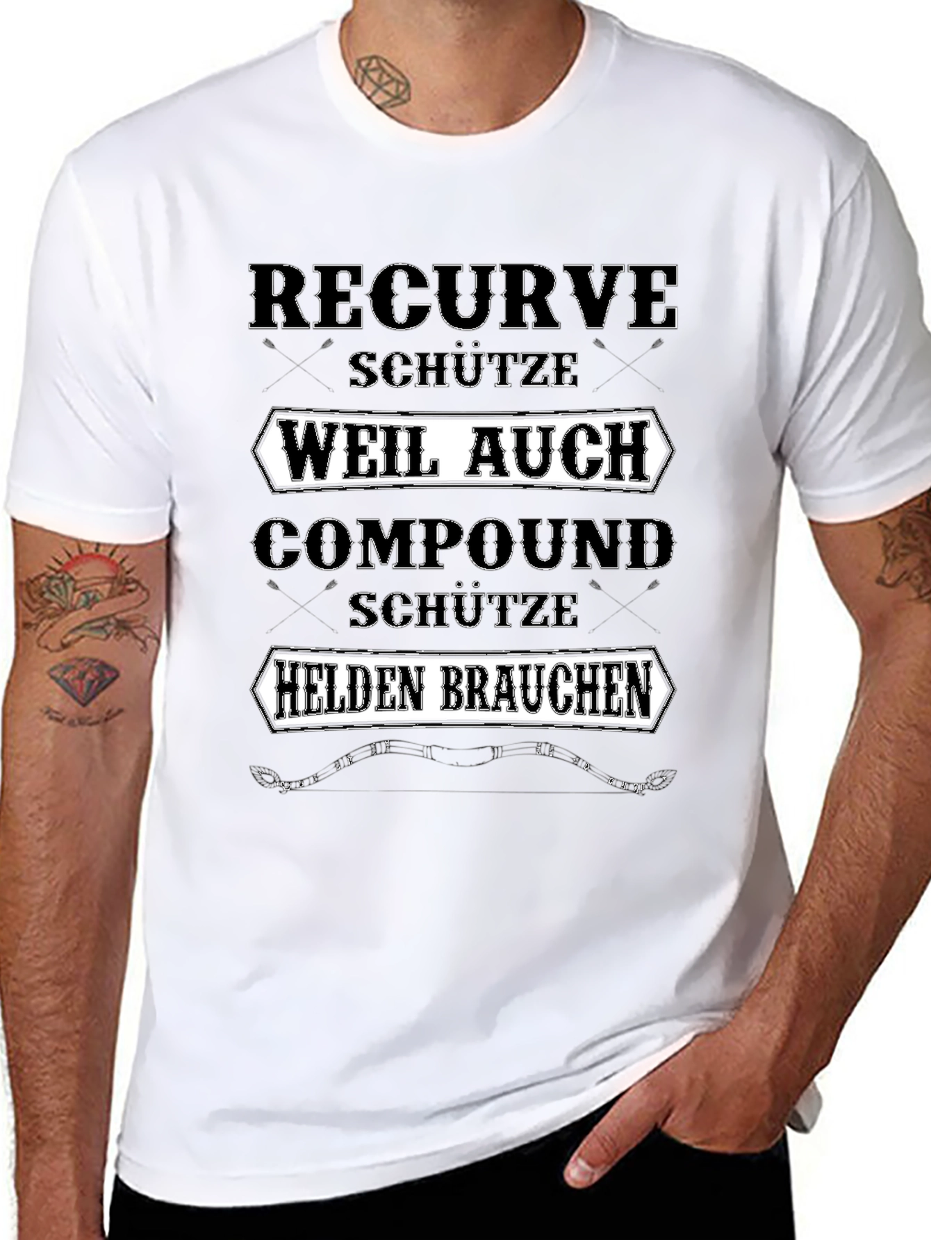 Recurve Schütze T-Shirt