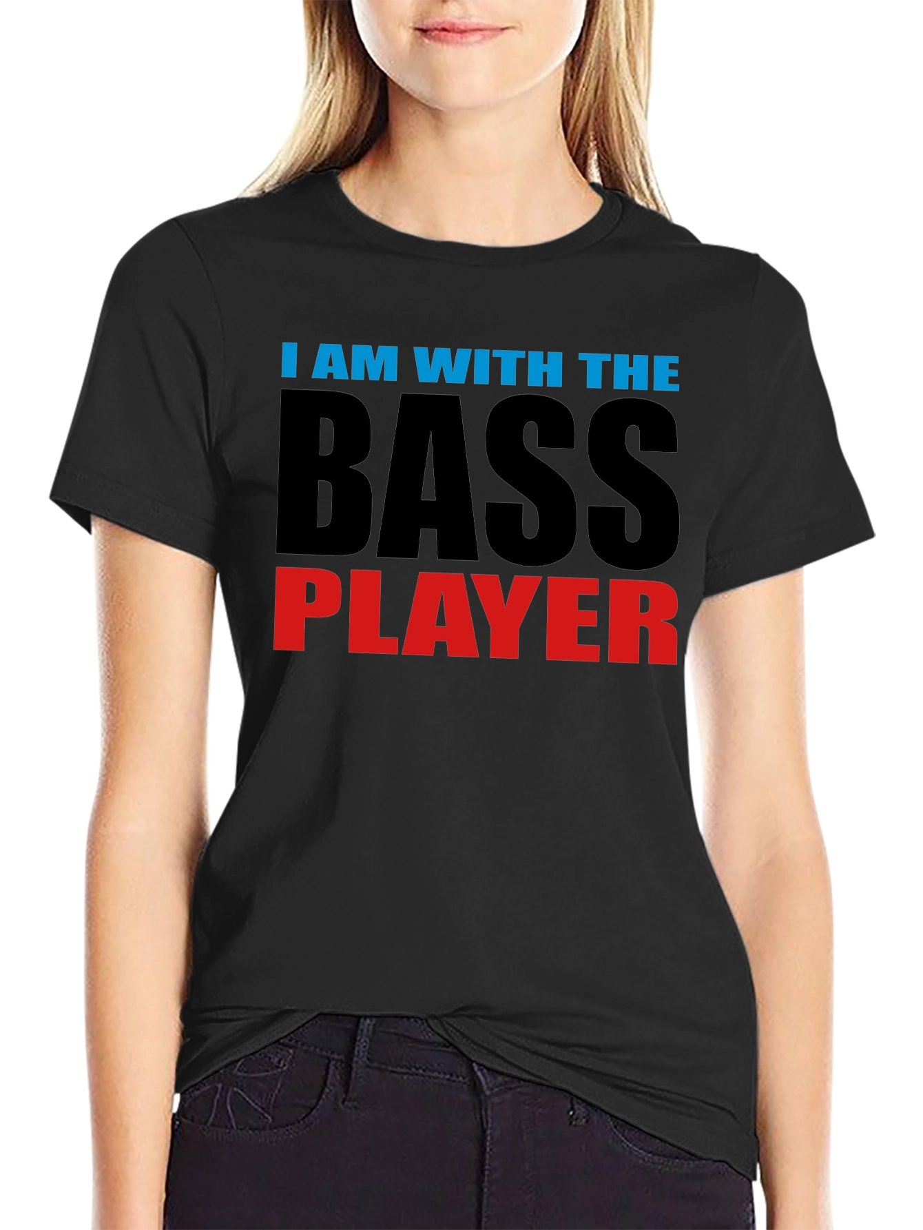 I am with the Bass Player Graphic T-Shirt