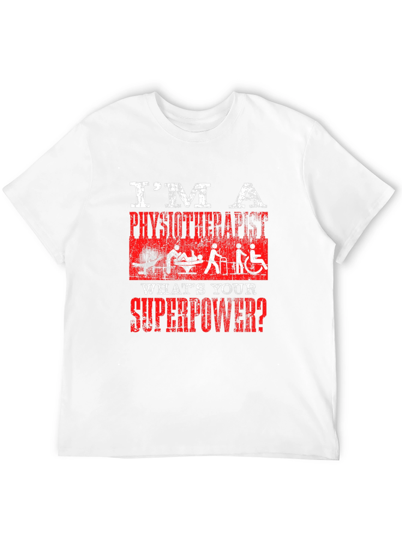 Physiotherapist Superpower T-Shirt - Black