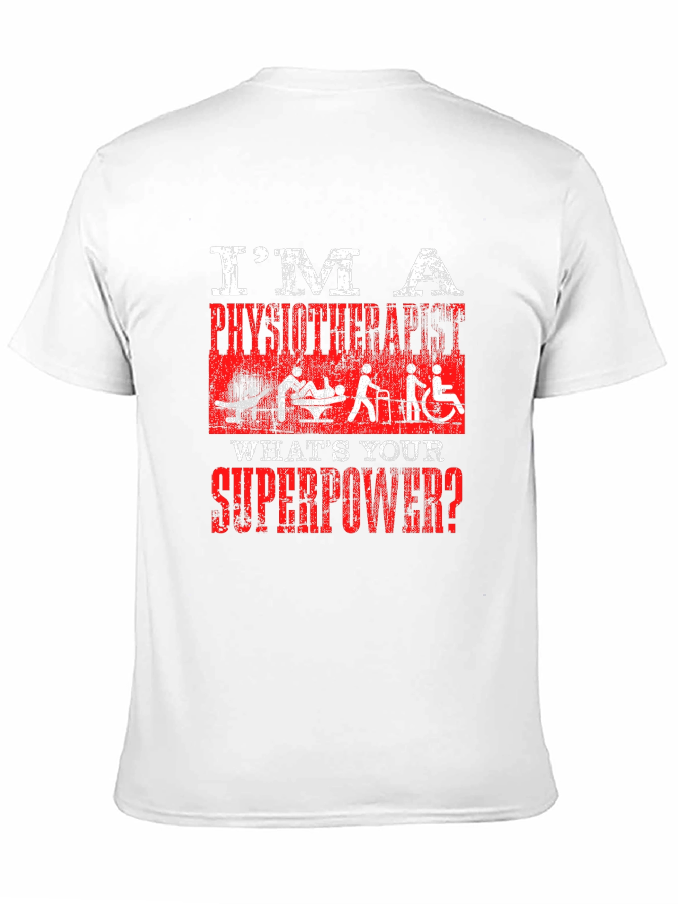 Physiotherapist Superpower T-Shirt - Black