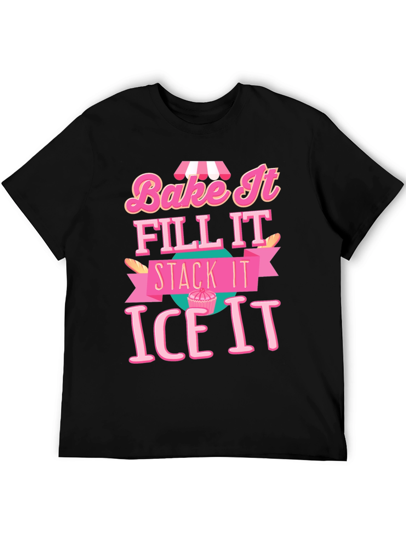 Bake It Ice It Graphic T-Shirt