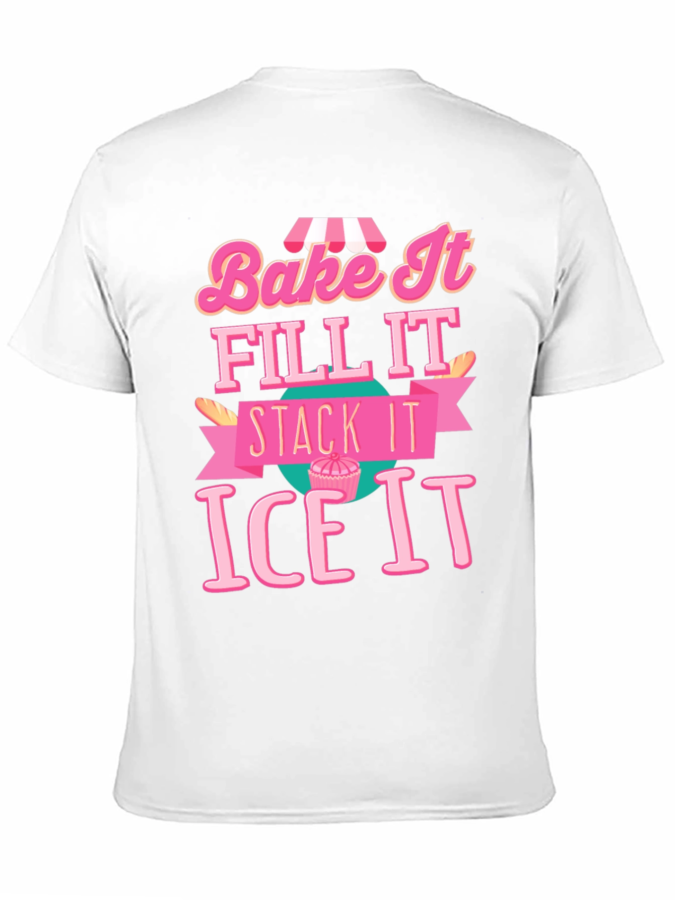 Bake It Ice It Graphic T-Shirt