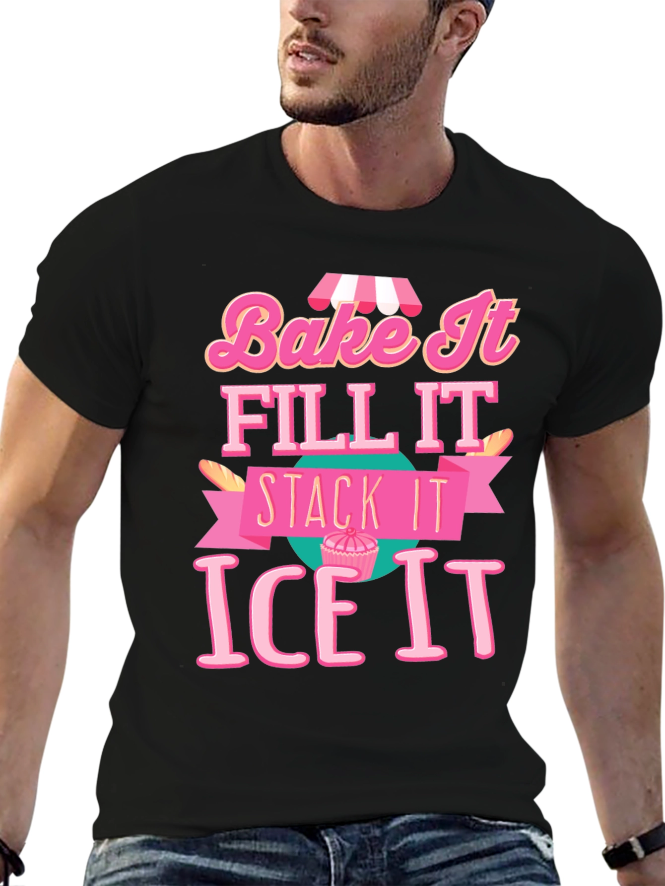 Bake It Ice It Graphic T-Shirt