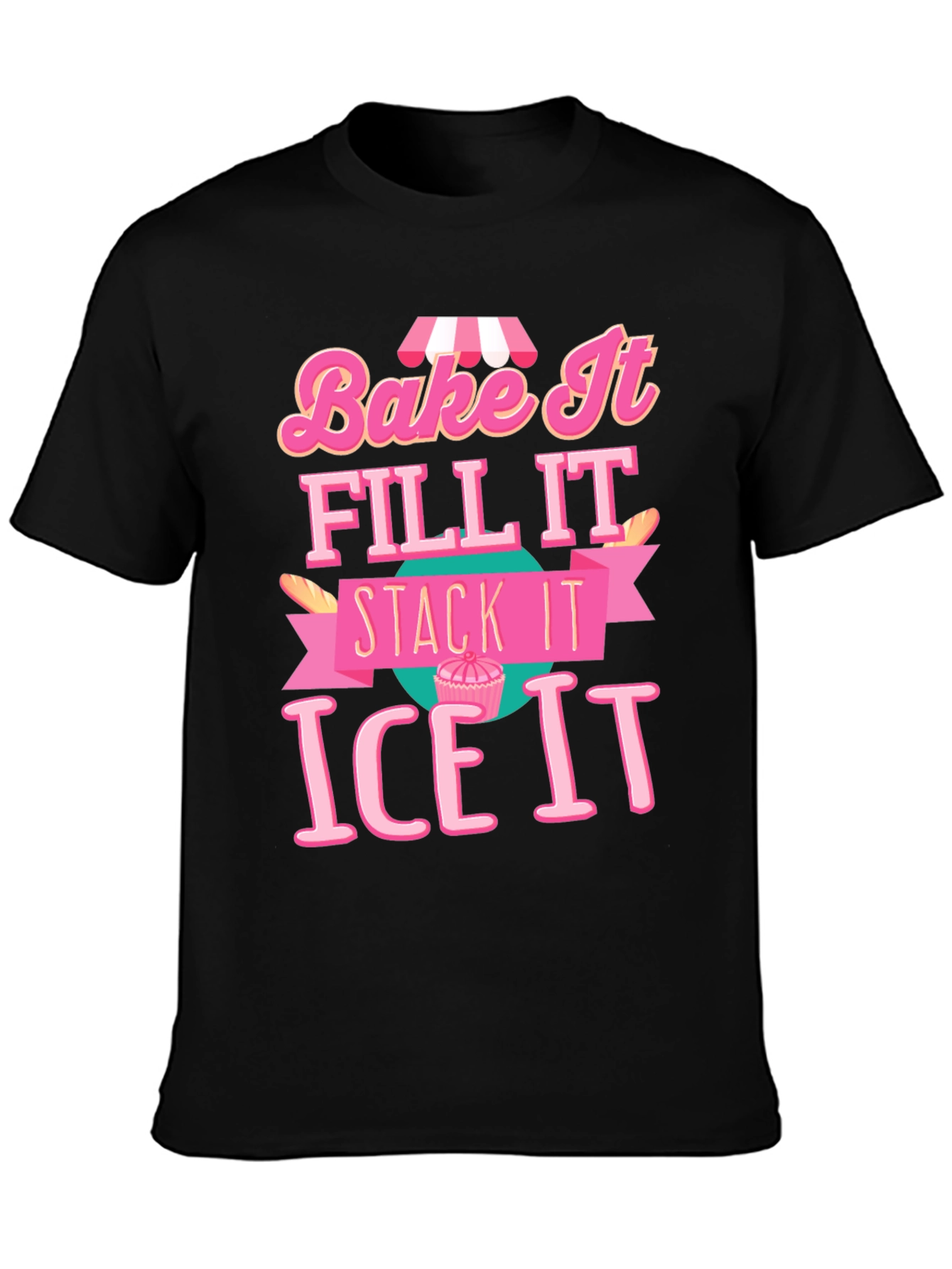 Bake It Ice It Graphic T-Shirt