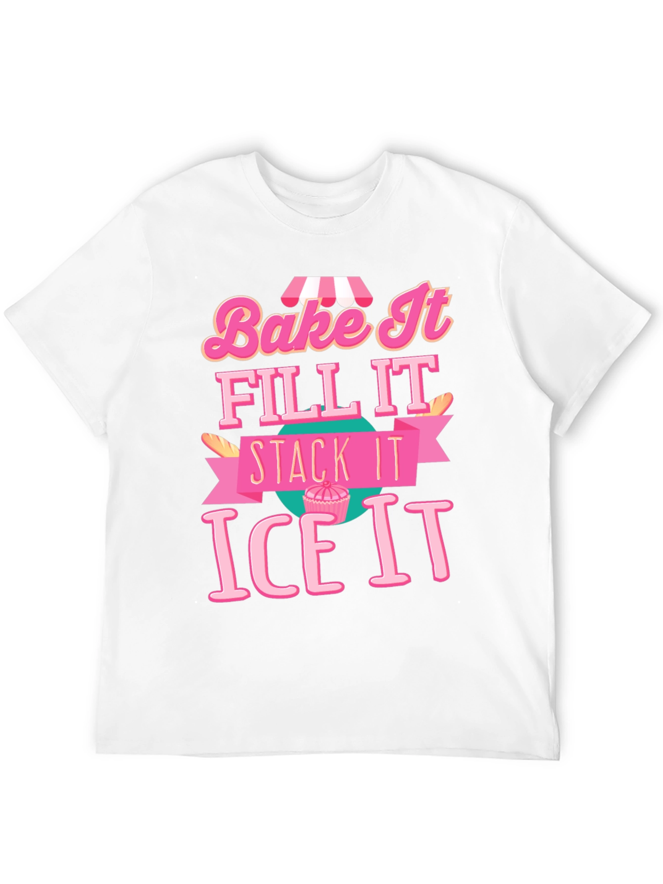 Bake It Ice It Graphic T-Shirt