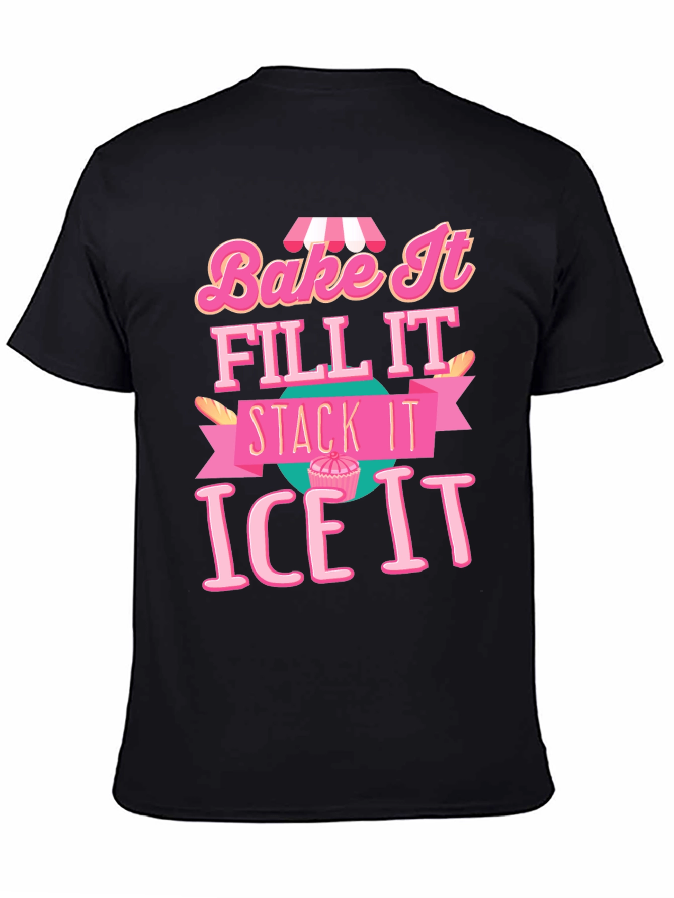 Bake It Ice It Graphic T-Shirt