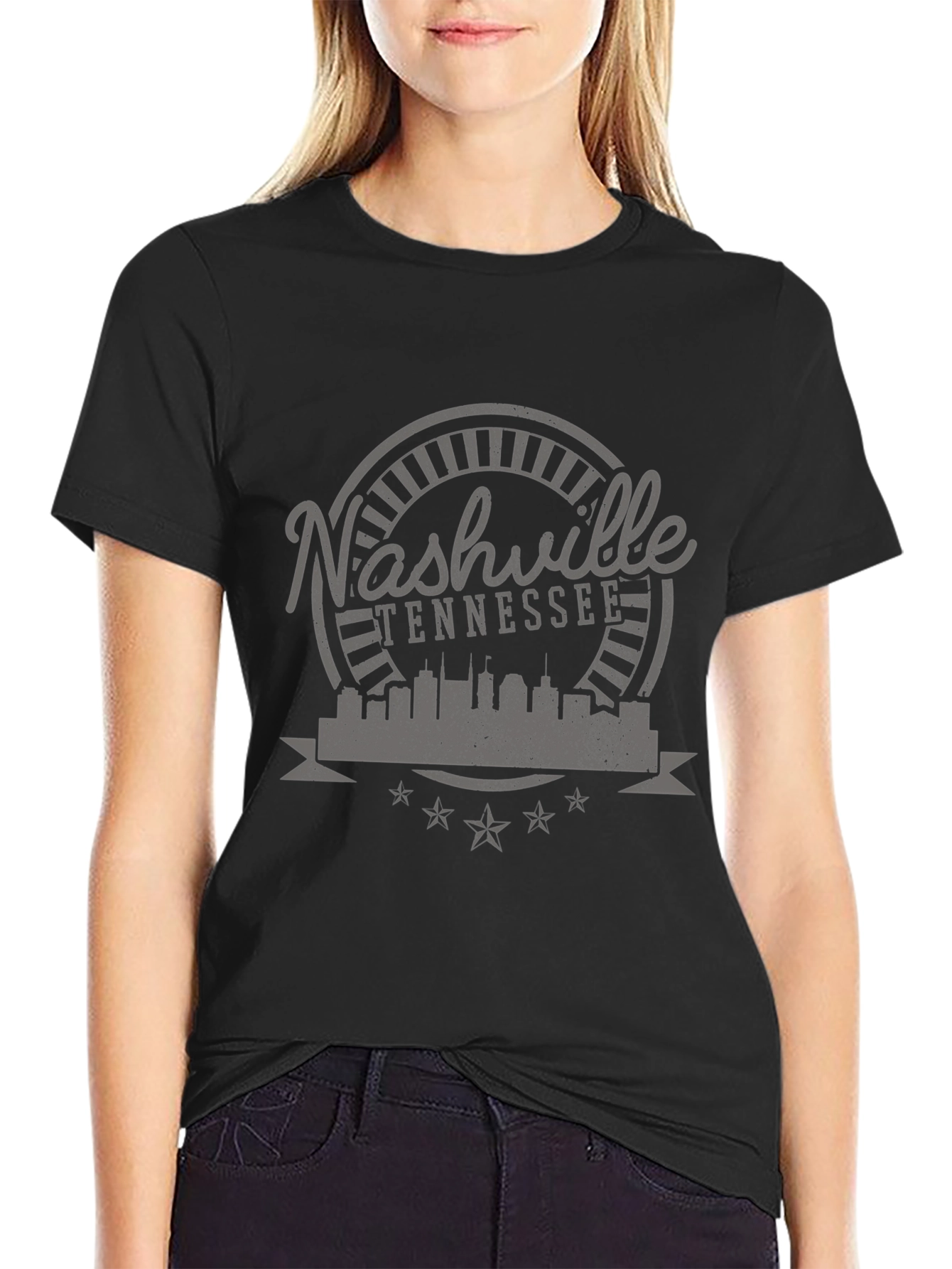 Nashville Tennessee Skyline Graphic T-Shirt