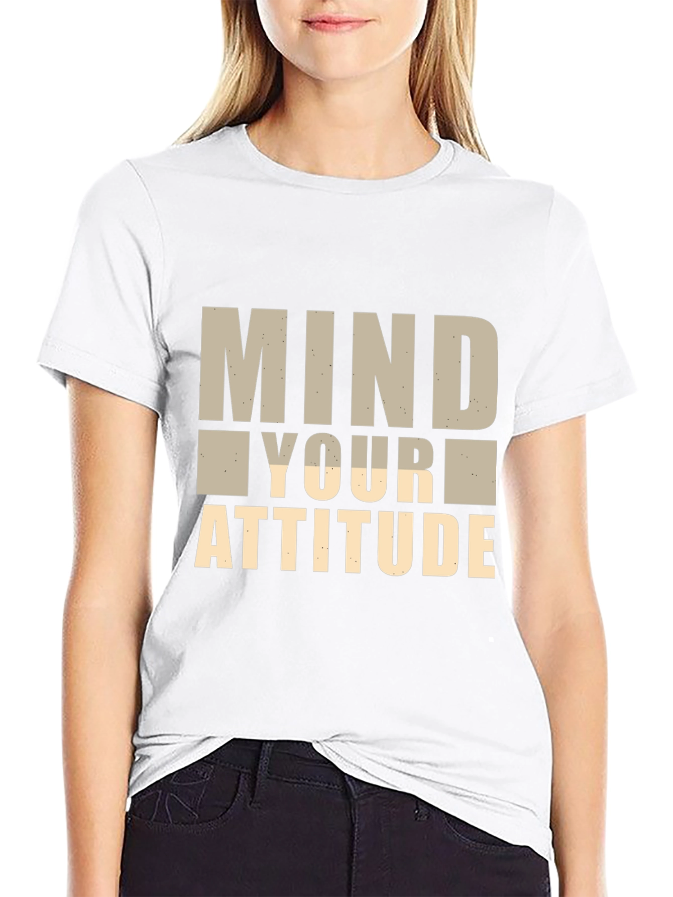 Mind Your Attitude Graphic Tee - Black