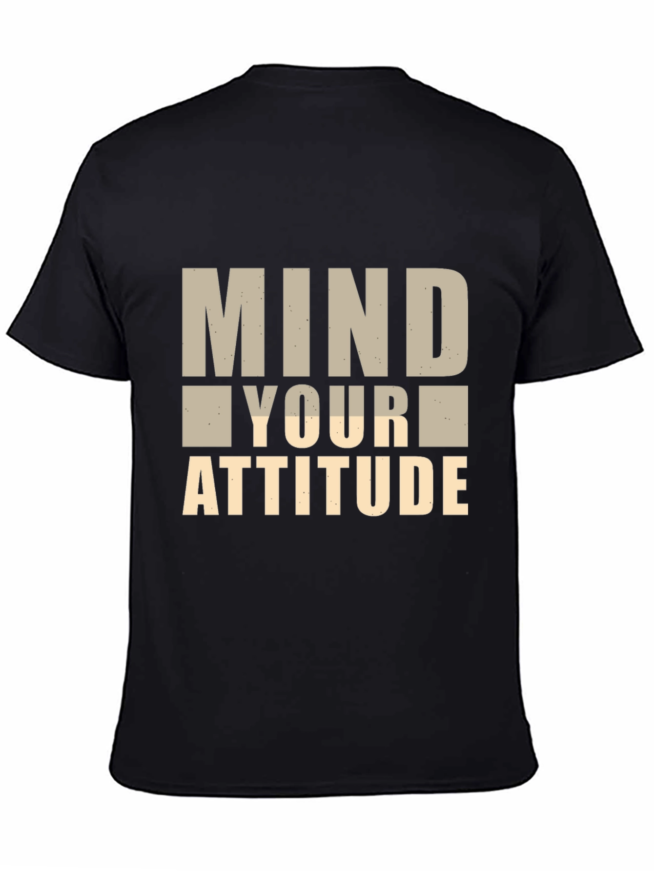 Mind Your Attitude Graphic Tee - Black
