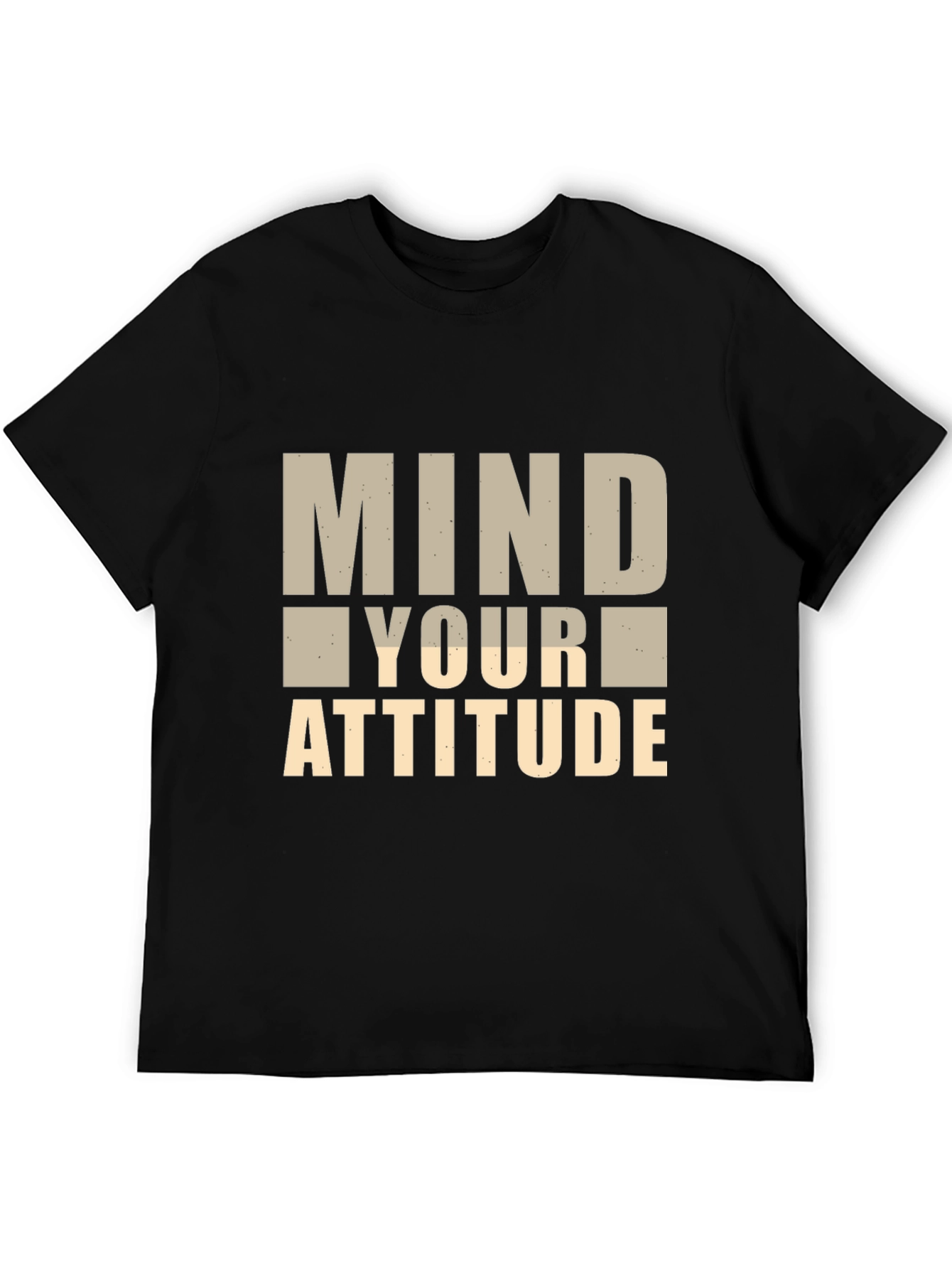 Mind Your Attitude Graphic Tee - Black