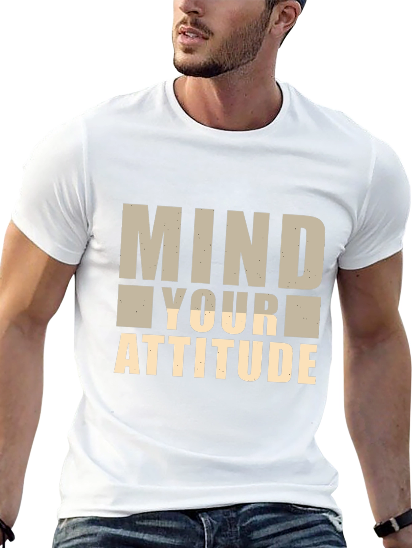 Mind Your Attitude Graphic Tee - Black